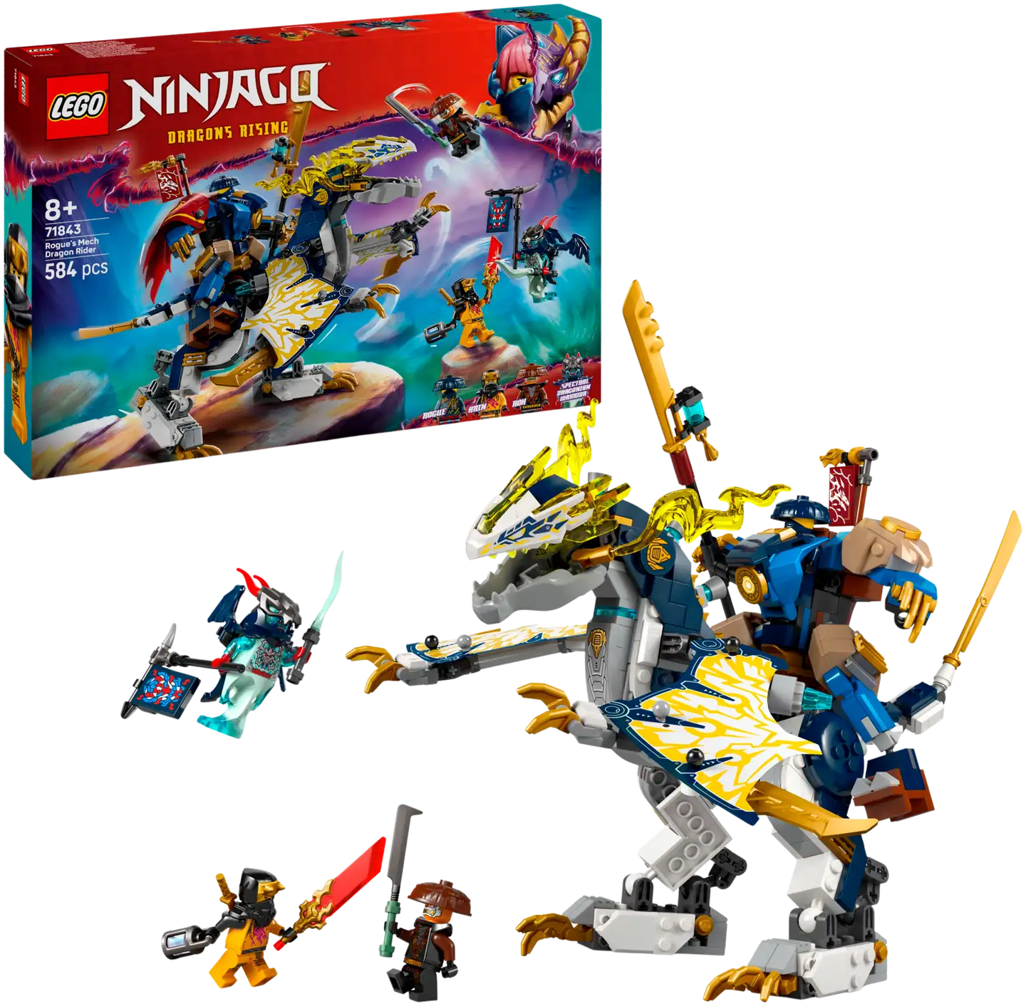 LEGO® Ninjago 71843 Roguen robottilohikäärmeratsu - 1