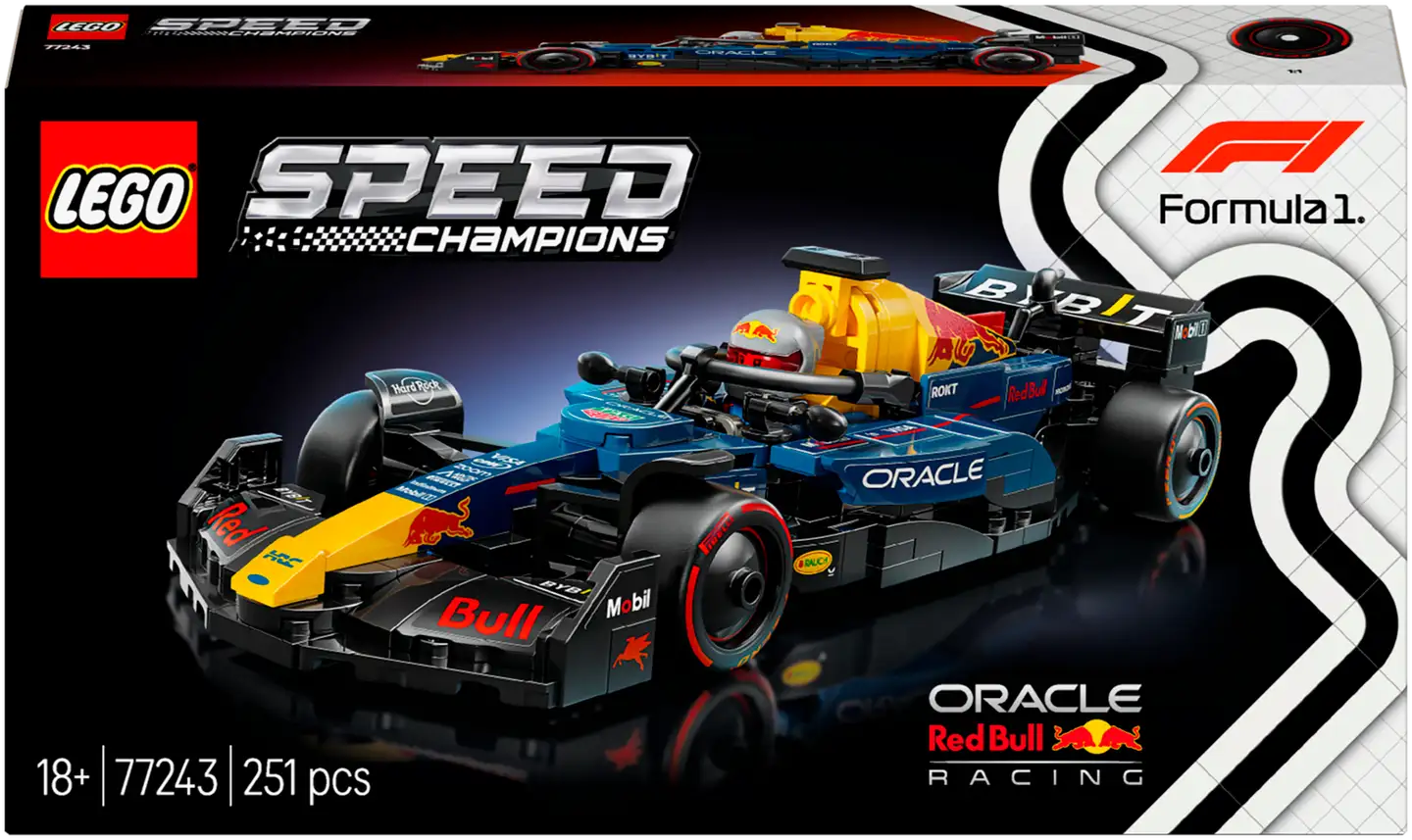 LEGO® Speed Champions Oracle Red Bull Racing RB20 F1® kilpa-auto 77243 - 2