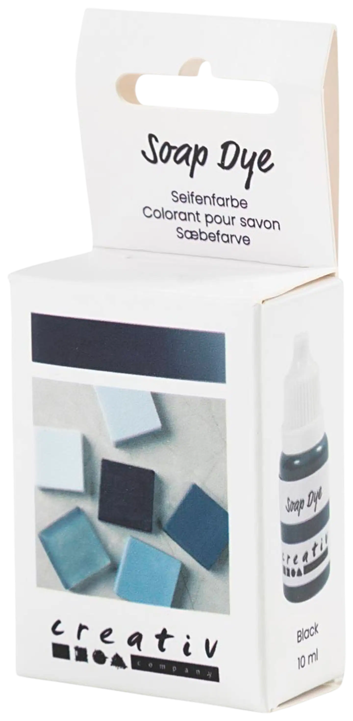 Creativ Company saippuaväri, musta, sininen, 10 ml - 4