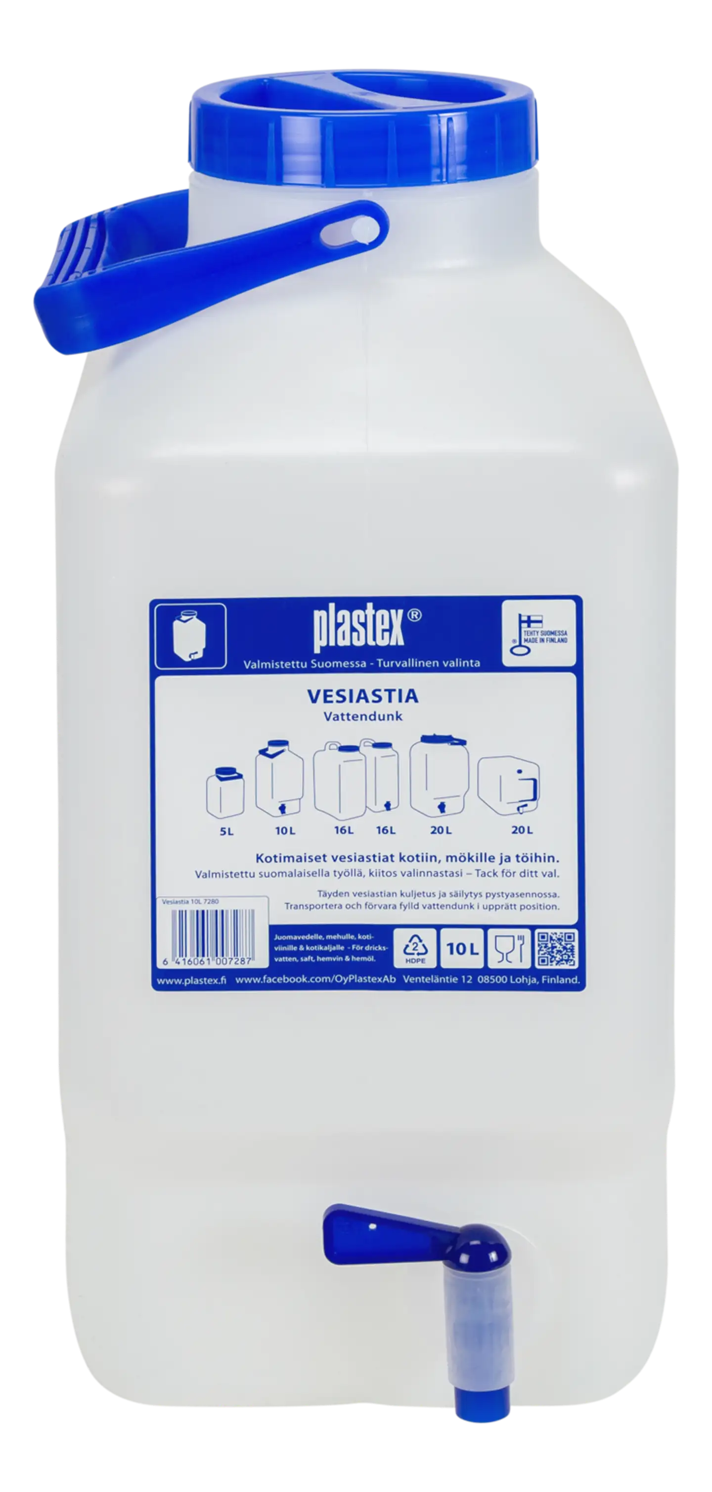 Plastex vesiastia 728 hanalla 10l - 1