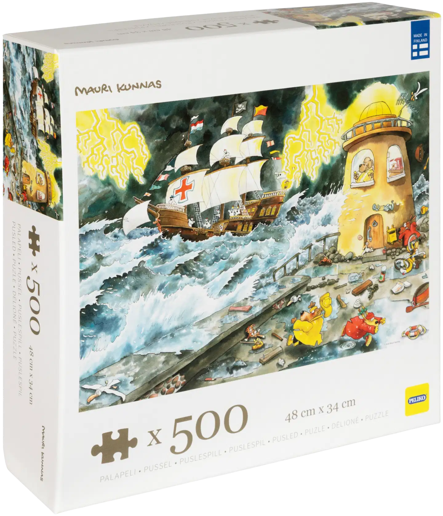 Peliko Mauri Kunnas palapeli 500 palaa Hui Kauhistus - 1