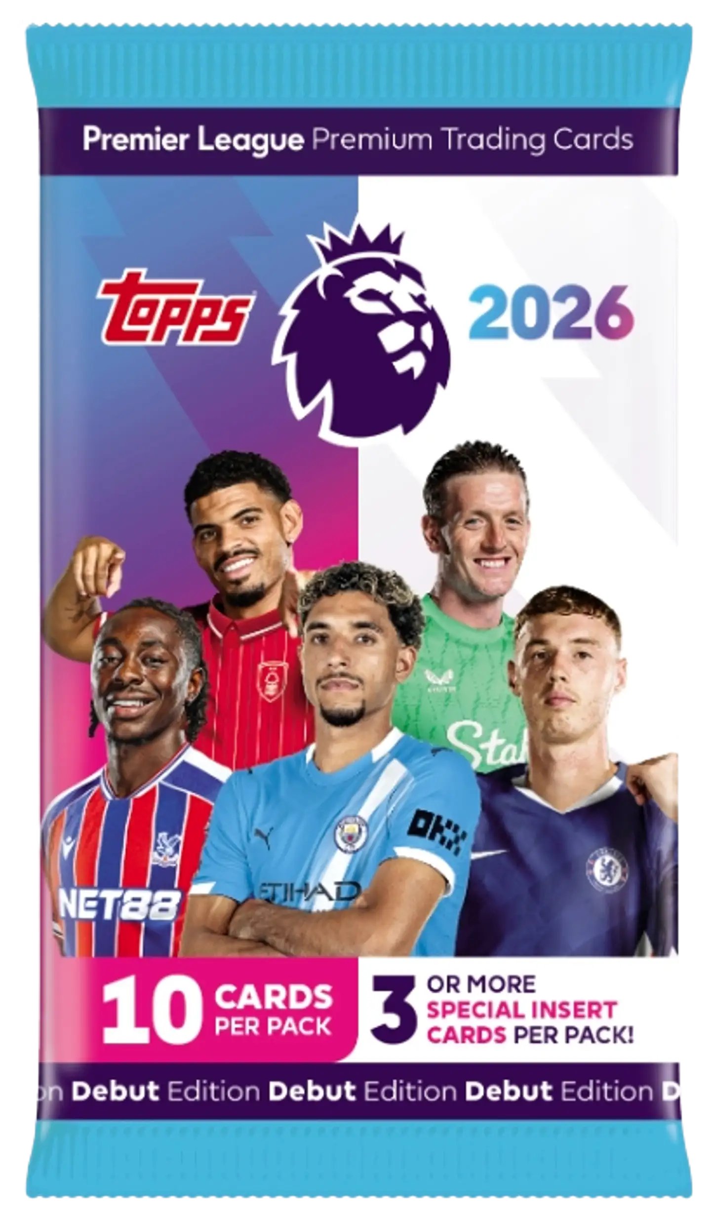 Topps Englannin Valioliiga Jalkapallokortit (10 kpl) - 2