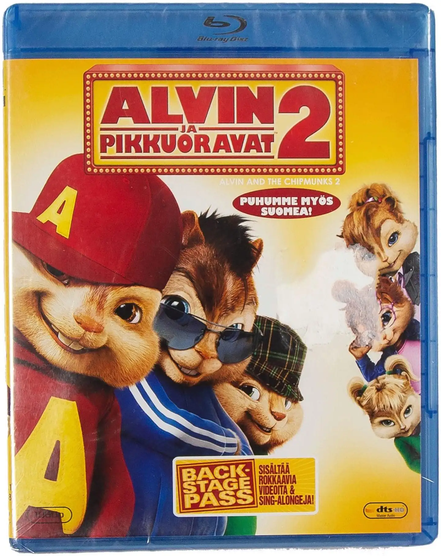 Alvin ja pikkuoravat 2 Blu-ray