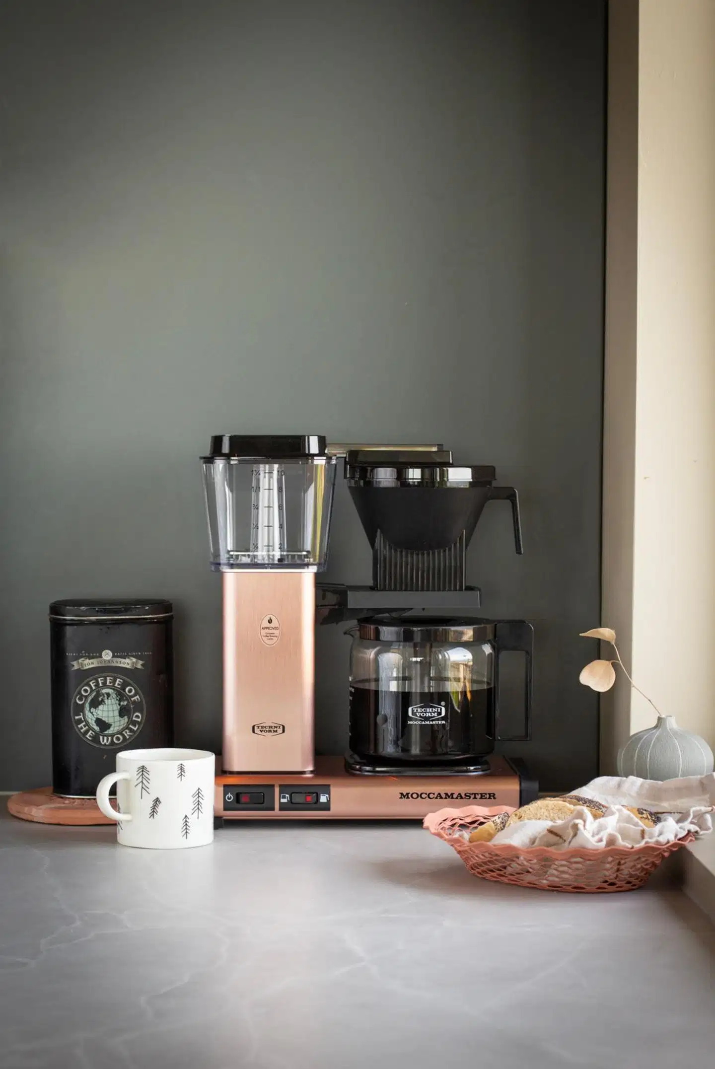 Moccamaster kahvinkeitin Optio Rose Gold - 2