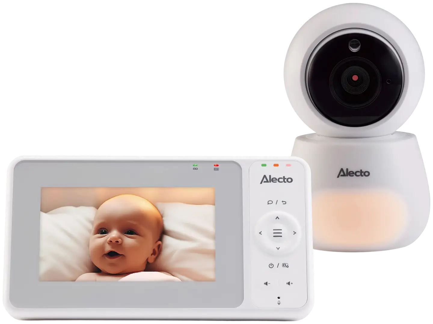 Alecto itkuhälytin kameralla ja näytöllä - 1