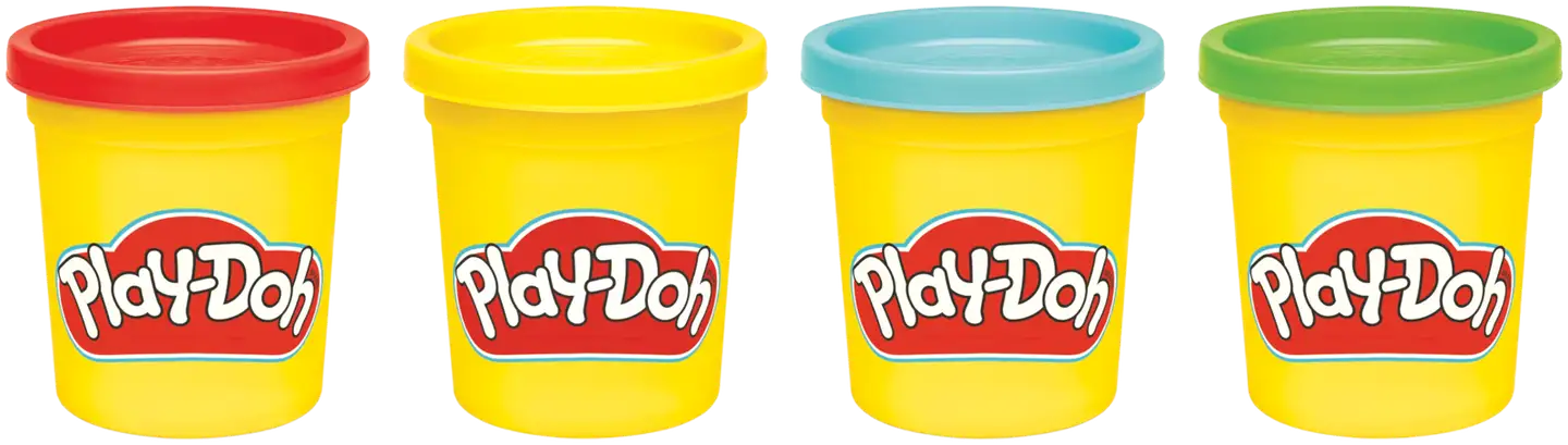 Play-Doh Muovailuvaha 4-pakkaus, erilaisia - 3