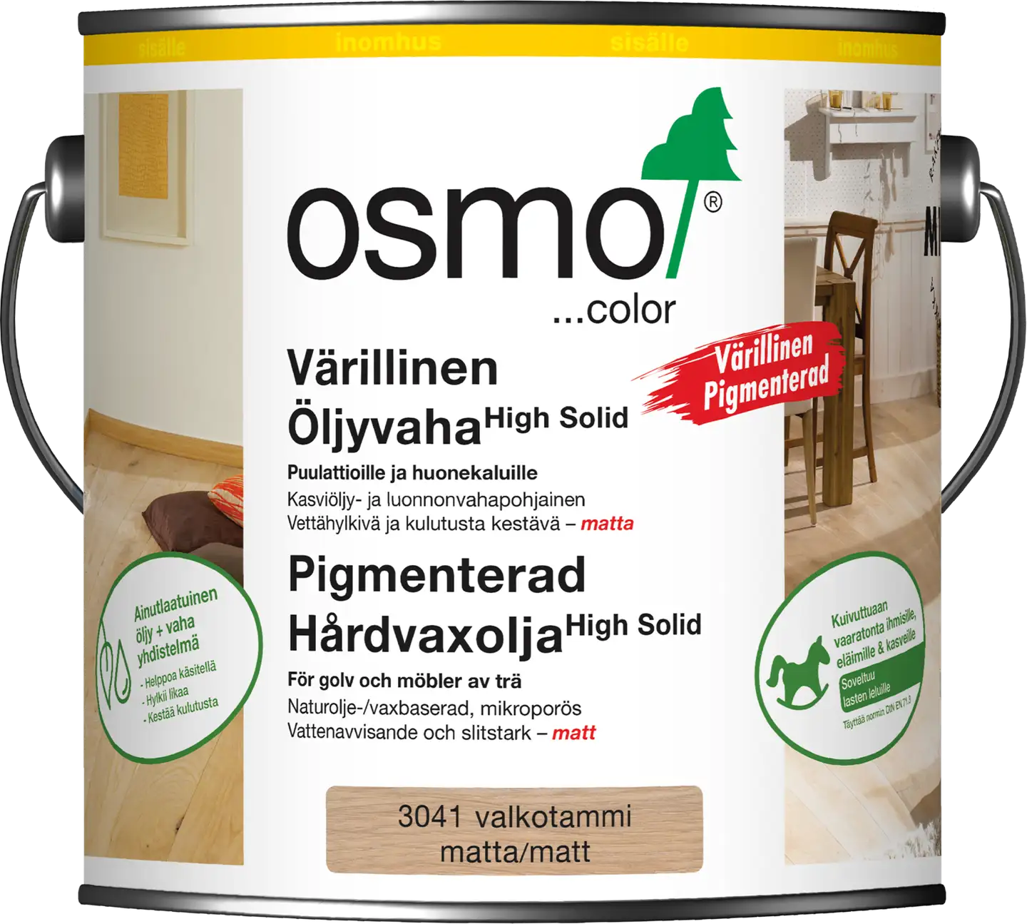 Osmo Color öljyvaha 2,5l 3041 valkotammi