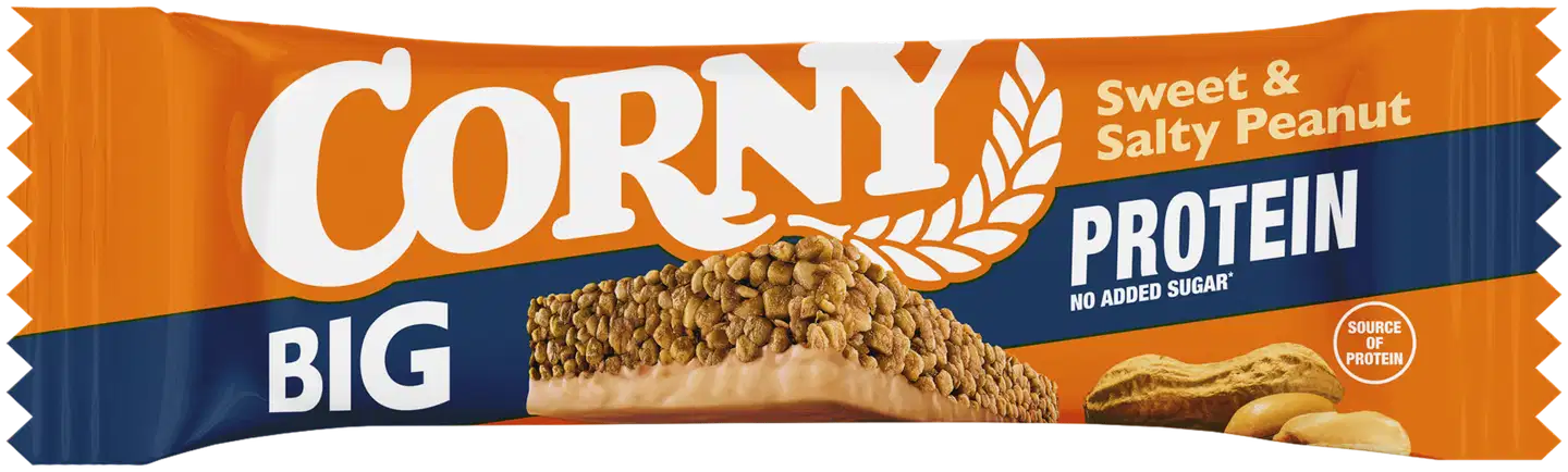 CORNY BIG Protein Peanut Sweet&Salty proteiinipatukka 50g