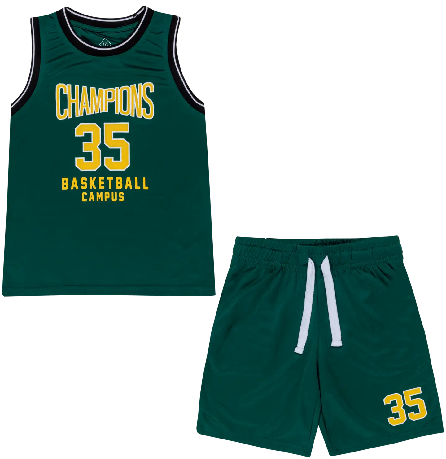 TEX lasten shortsisetti I984201 - GREEN 5 - 1