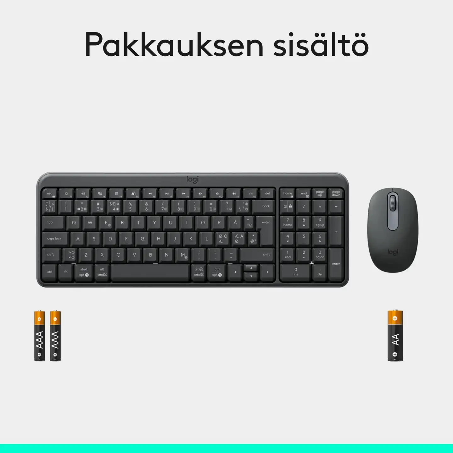 Logitech Wireless Desktop MK250 - GRAPHITE - 11