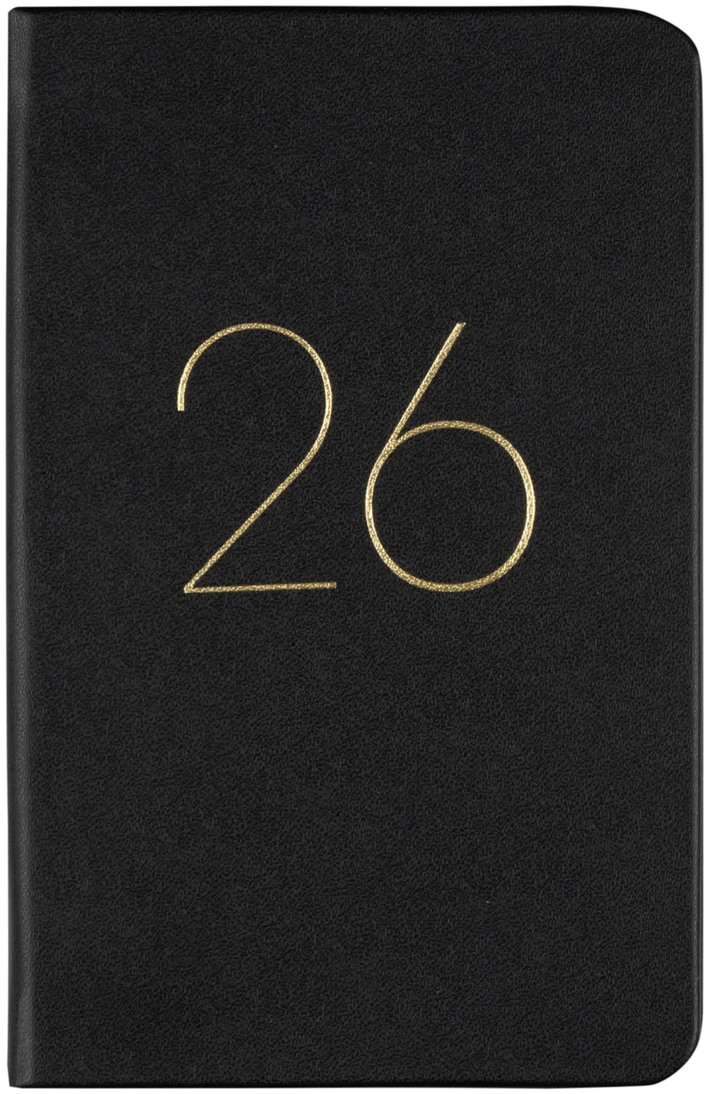 Taskukalenteri A6 musta - 1