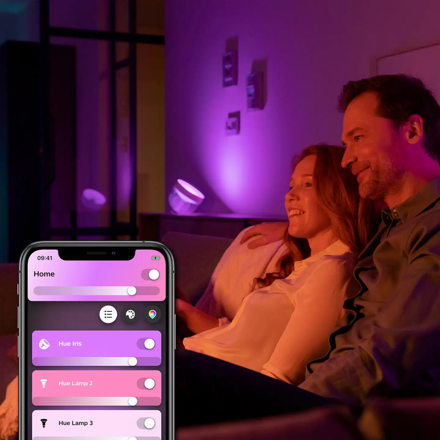 Philips Hue Iris -pöytävalaisin 8W 2000-6500K 570LM musta - 9