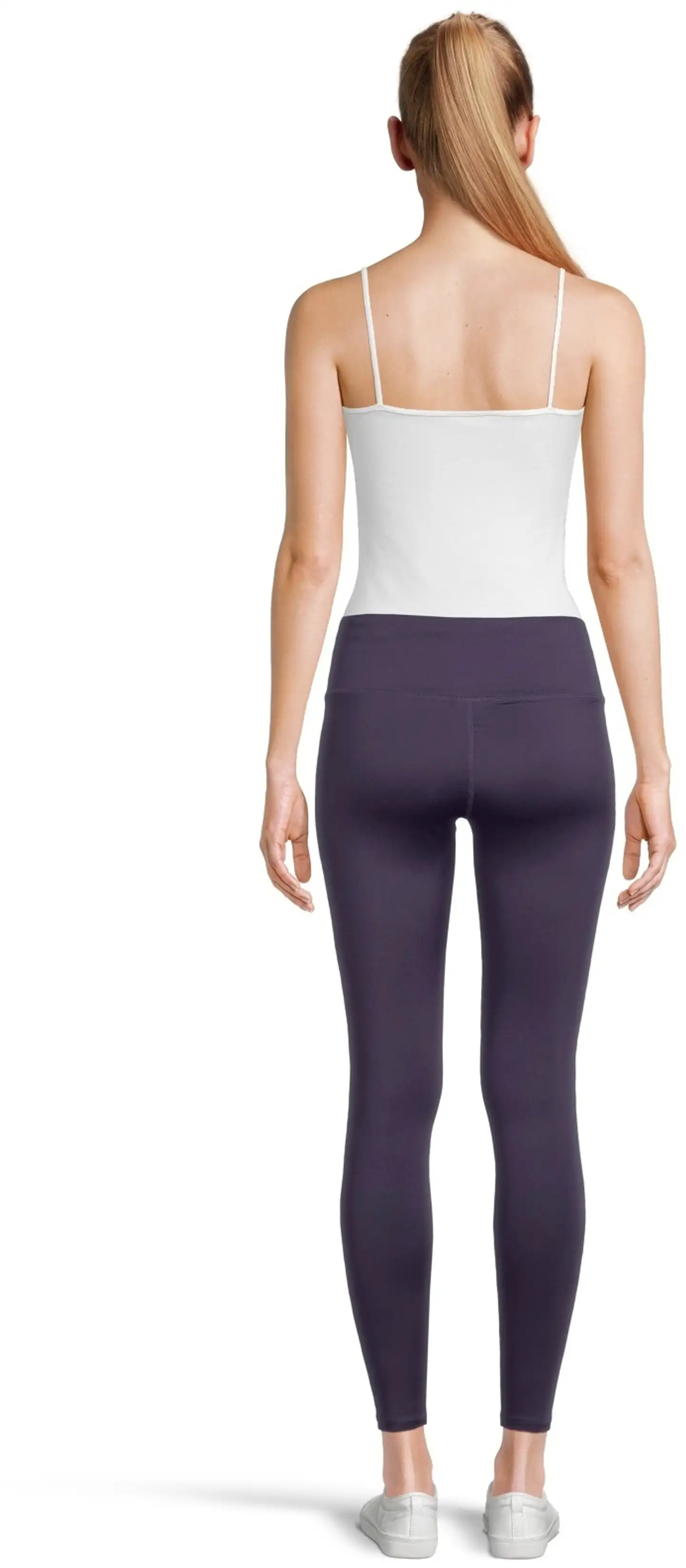 Cheetah naisten korkeavyötäröiset treenitrikoot CLP6384 - Purple Violet - 3