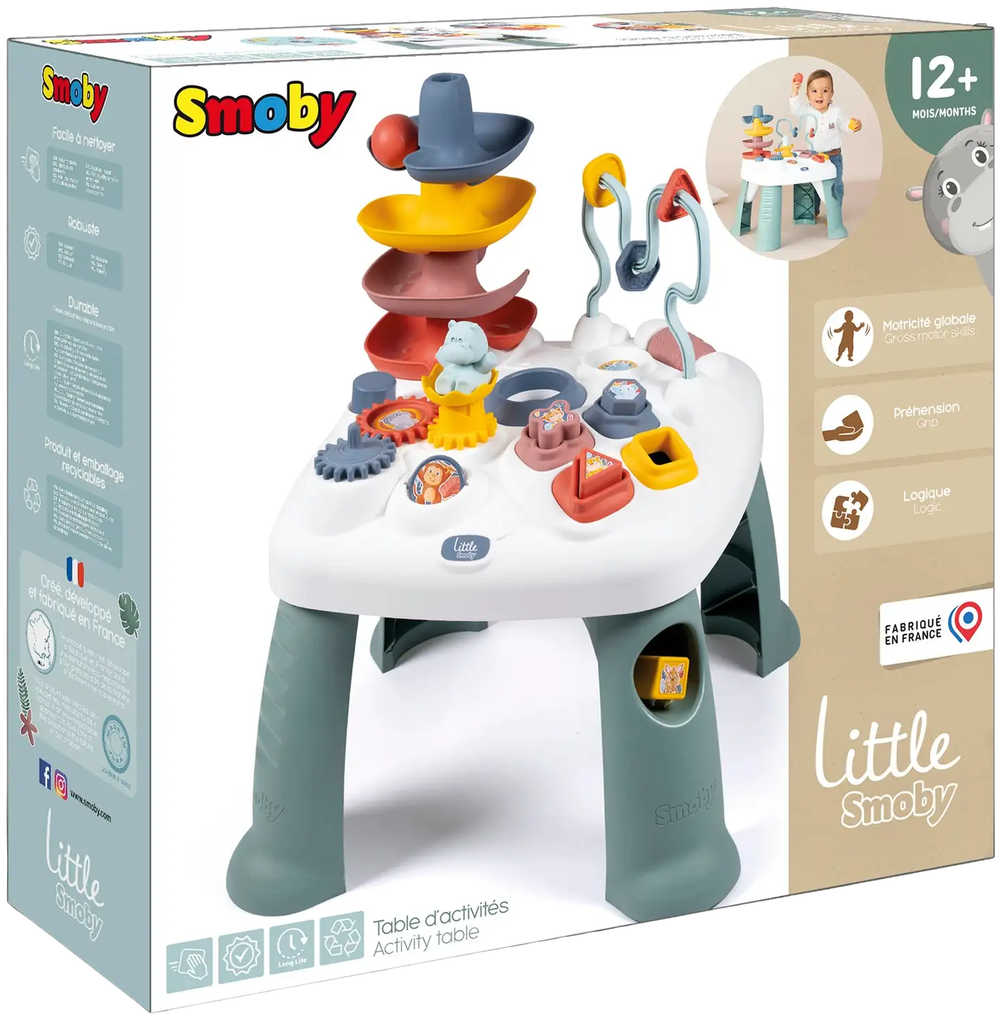 Little Smoby Activity Table, leikkipöytä pienokaisille - 2