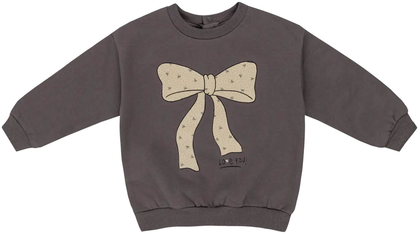 TEX BABY vauvojen collegepusero Rusetti - Anthracite - 1