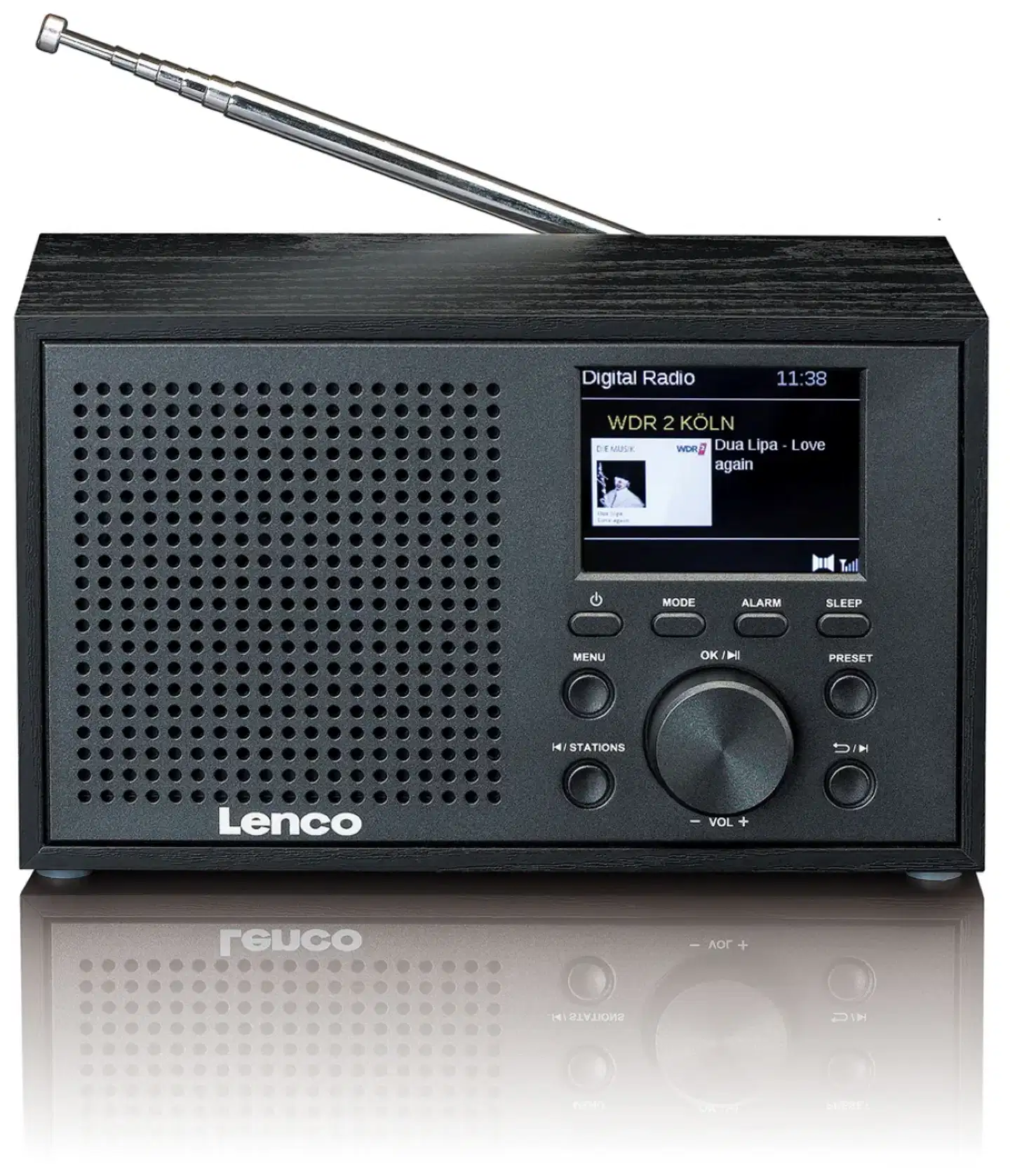 Lenco dab+‑radio DAR-017BK, musta - 3