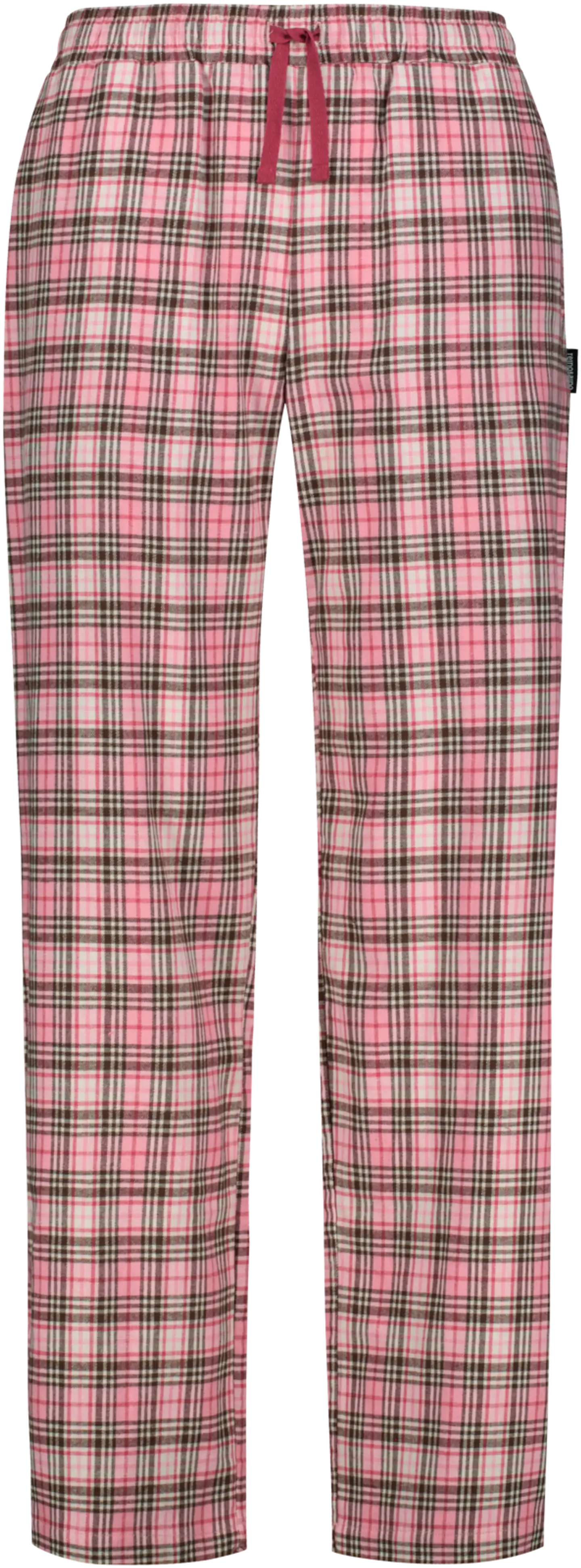 Reino&Aino naisten flanellipyjama Aino - pink check - 3