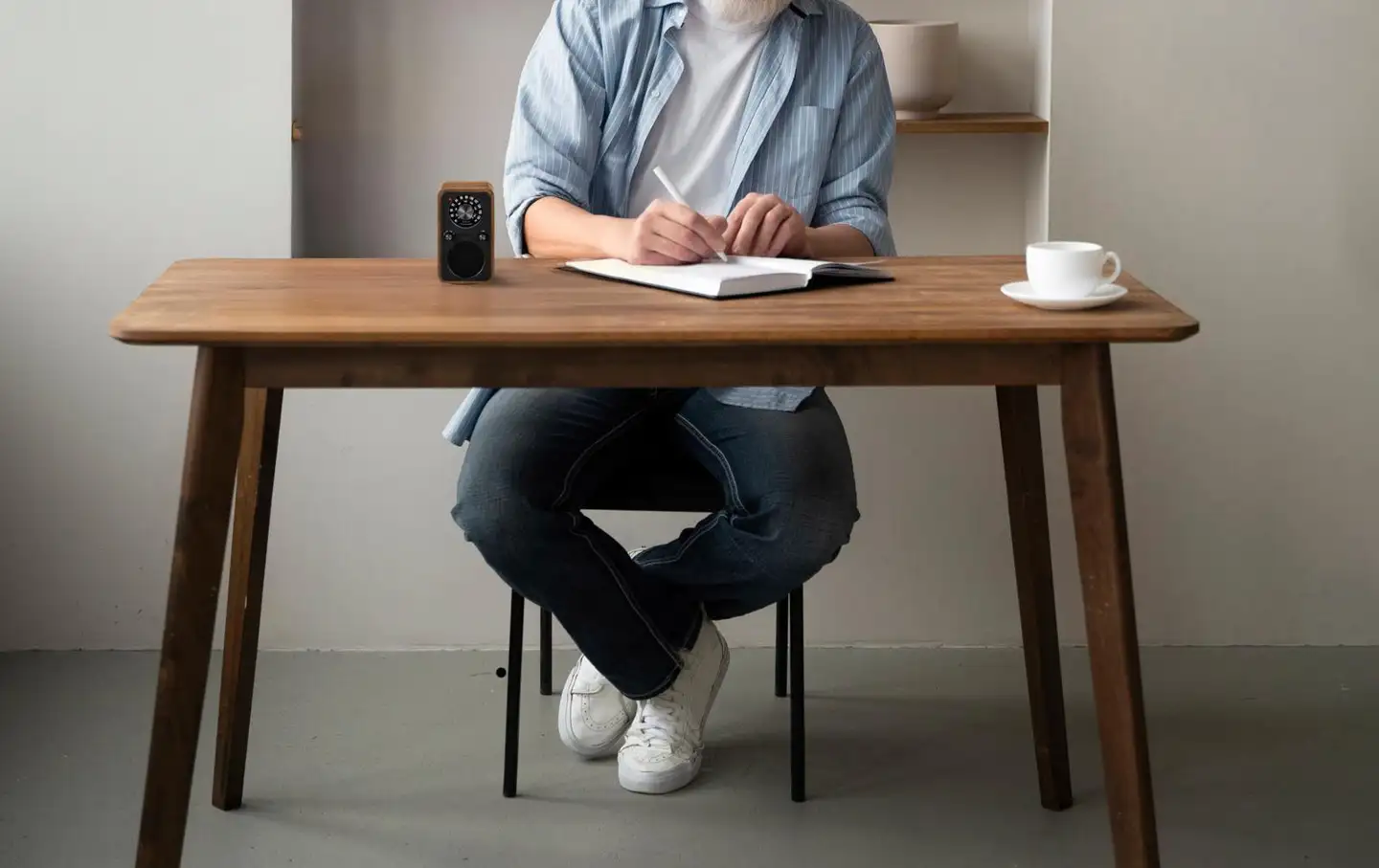 Sangean WR-9 Bluetooth pöytäradio, pähkinä - 9