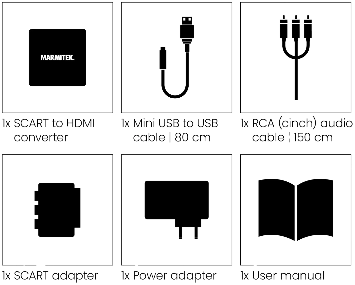 Marmitek SCART-HDMI-muunnin Connect AH31 E - 6