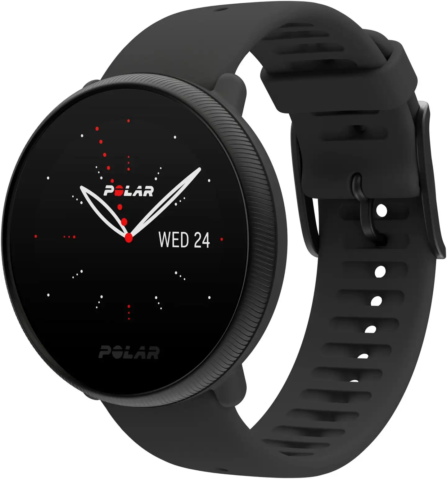 Polar GPS-fitnesskello Ignite 2 S-L musta/helmi - 1