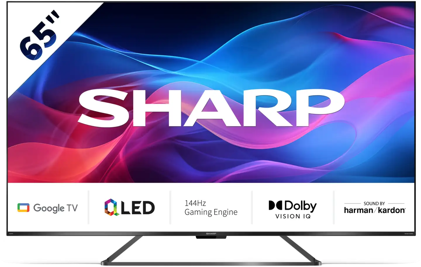 Sharp 65" 4K UHD 144Hz QLED Google TV 65GR8265E - 2