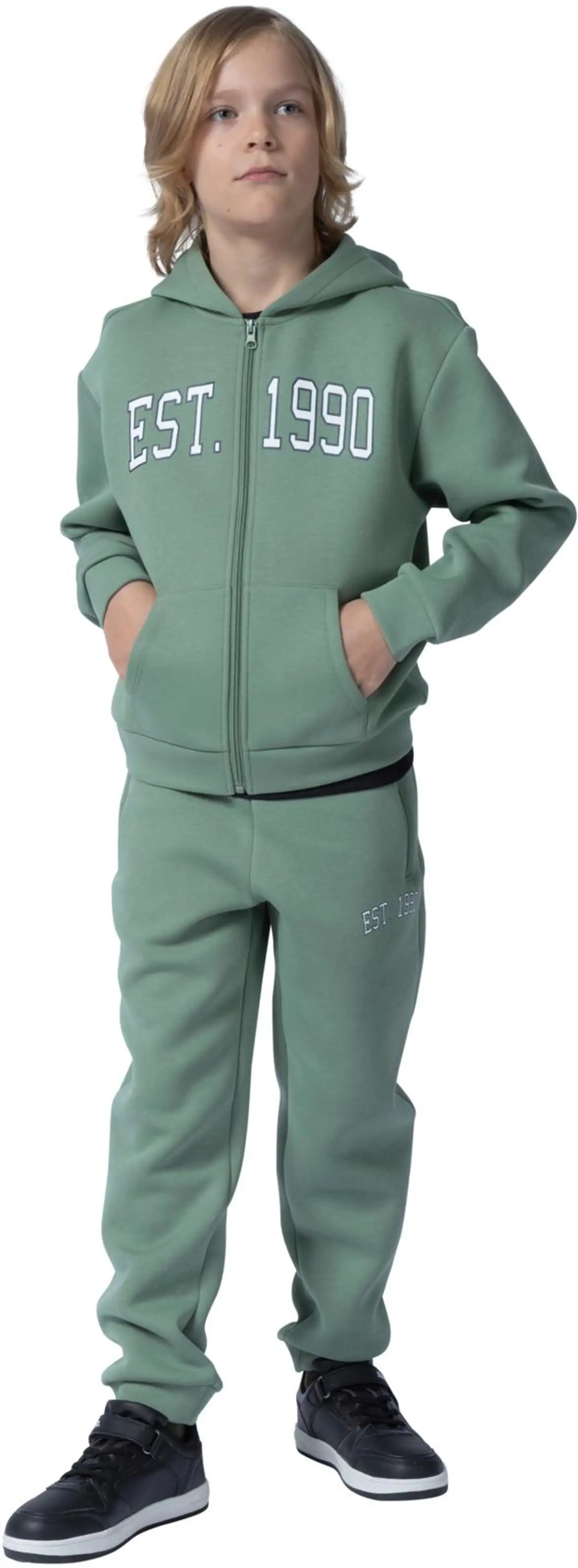 House lasten hupparitakki 23PH032601 - Hedge Green - 5