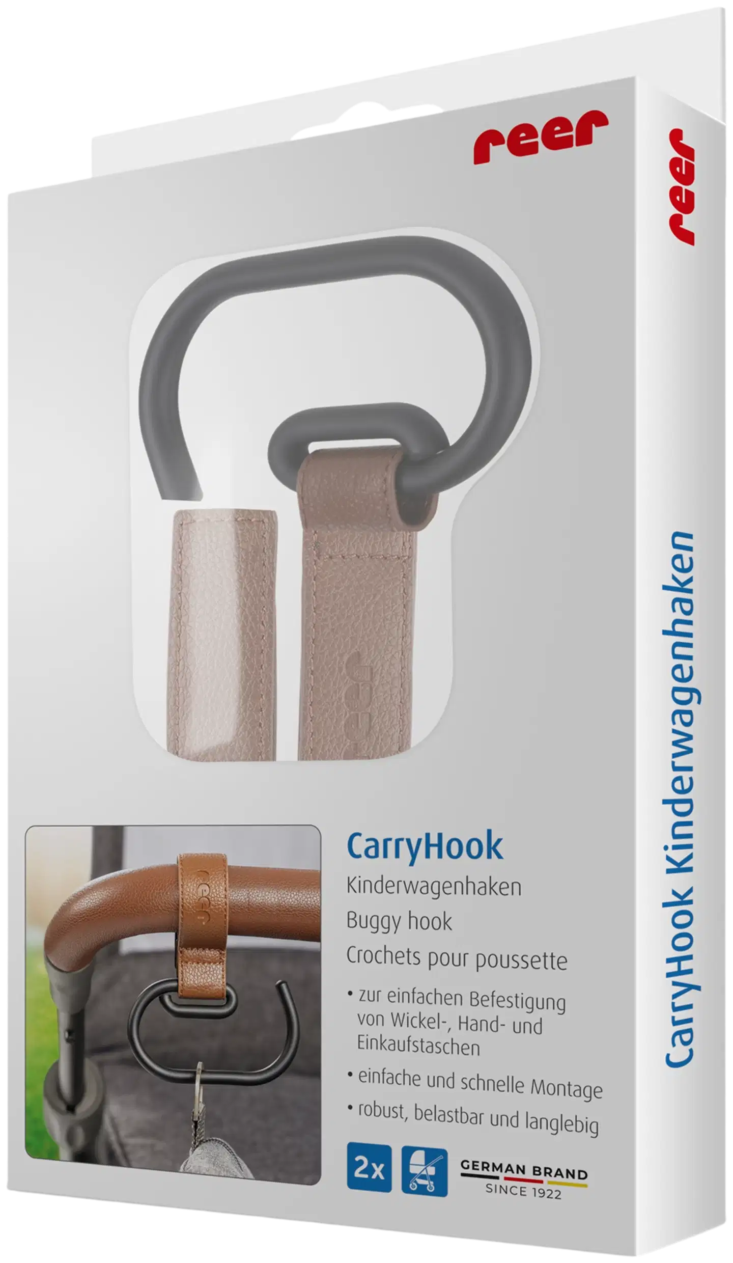 Reer CarryHook laukkukoukut 2 kpl - 2