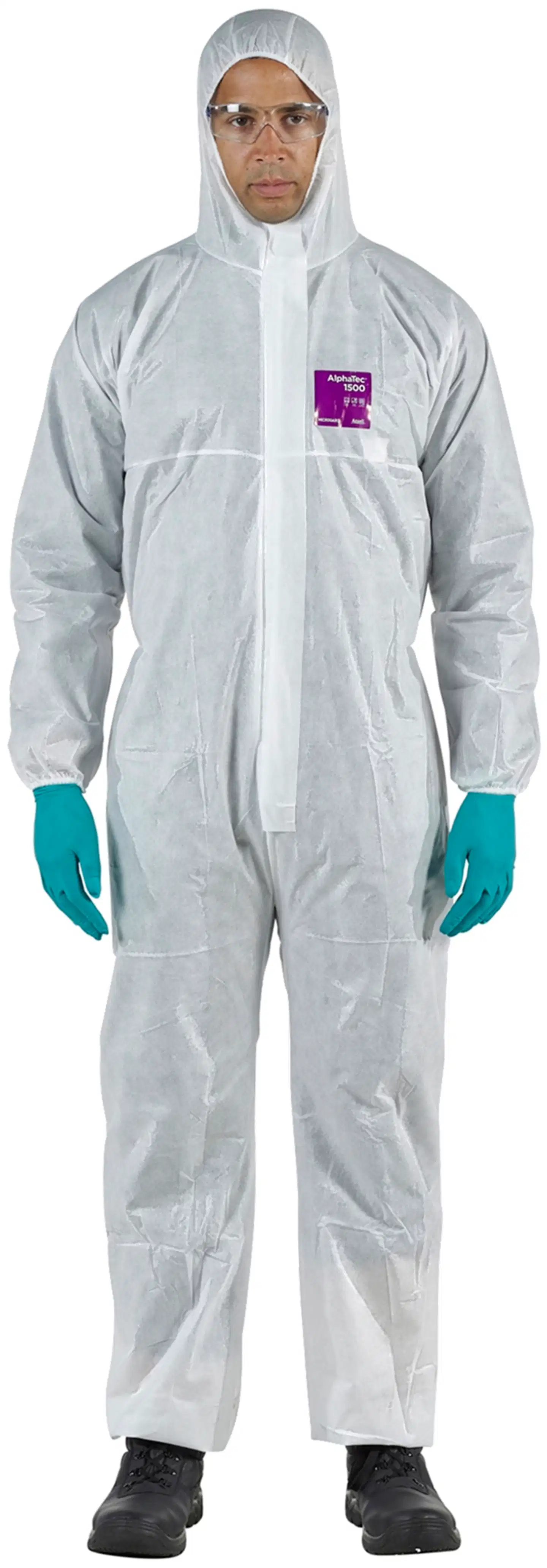 Ansell kertakäyttöhaalari alphatec 1500 - VALKOINEN