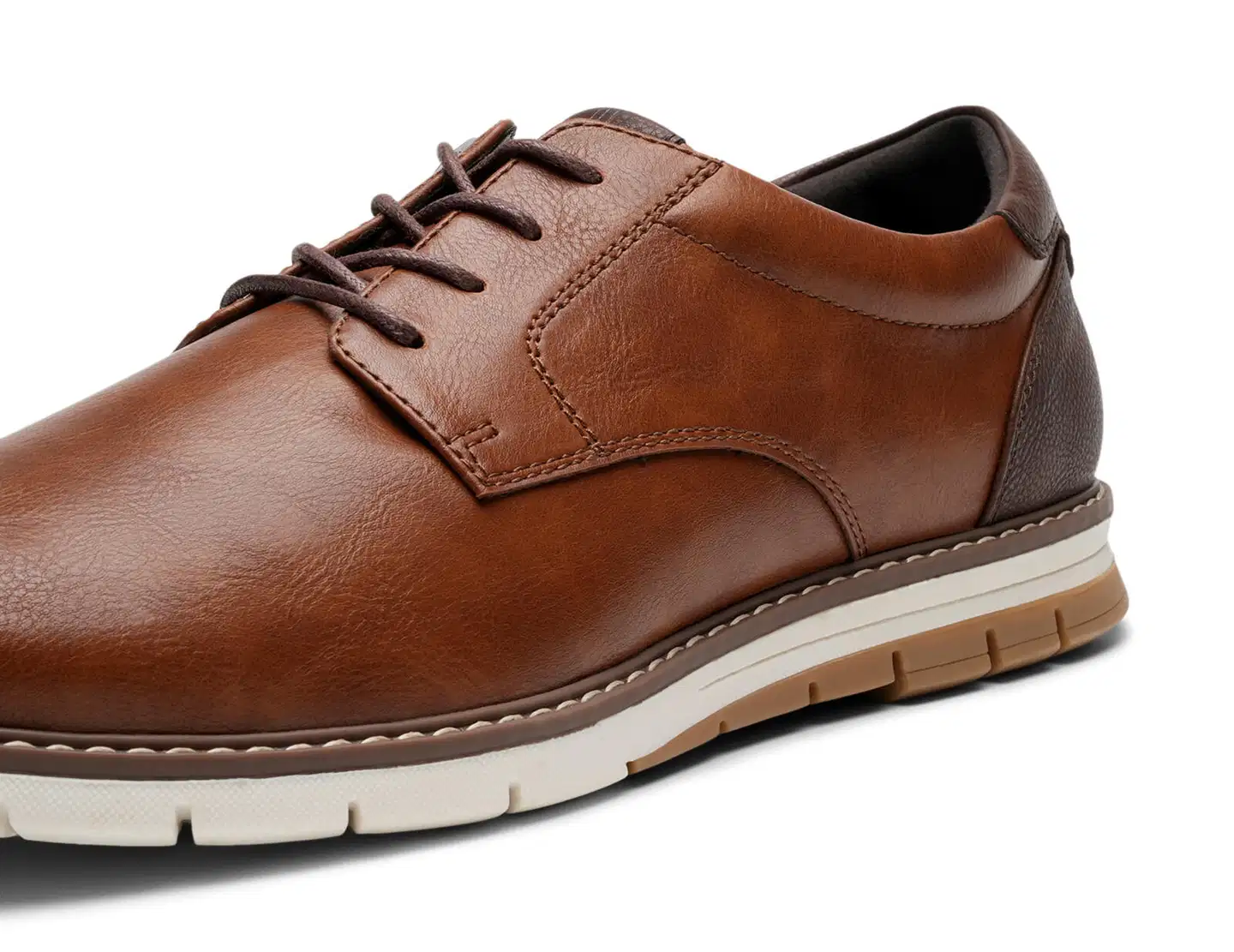 Iguassu miesten kävelykenkä Brent Lace Cognac - COGNAC - 5