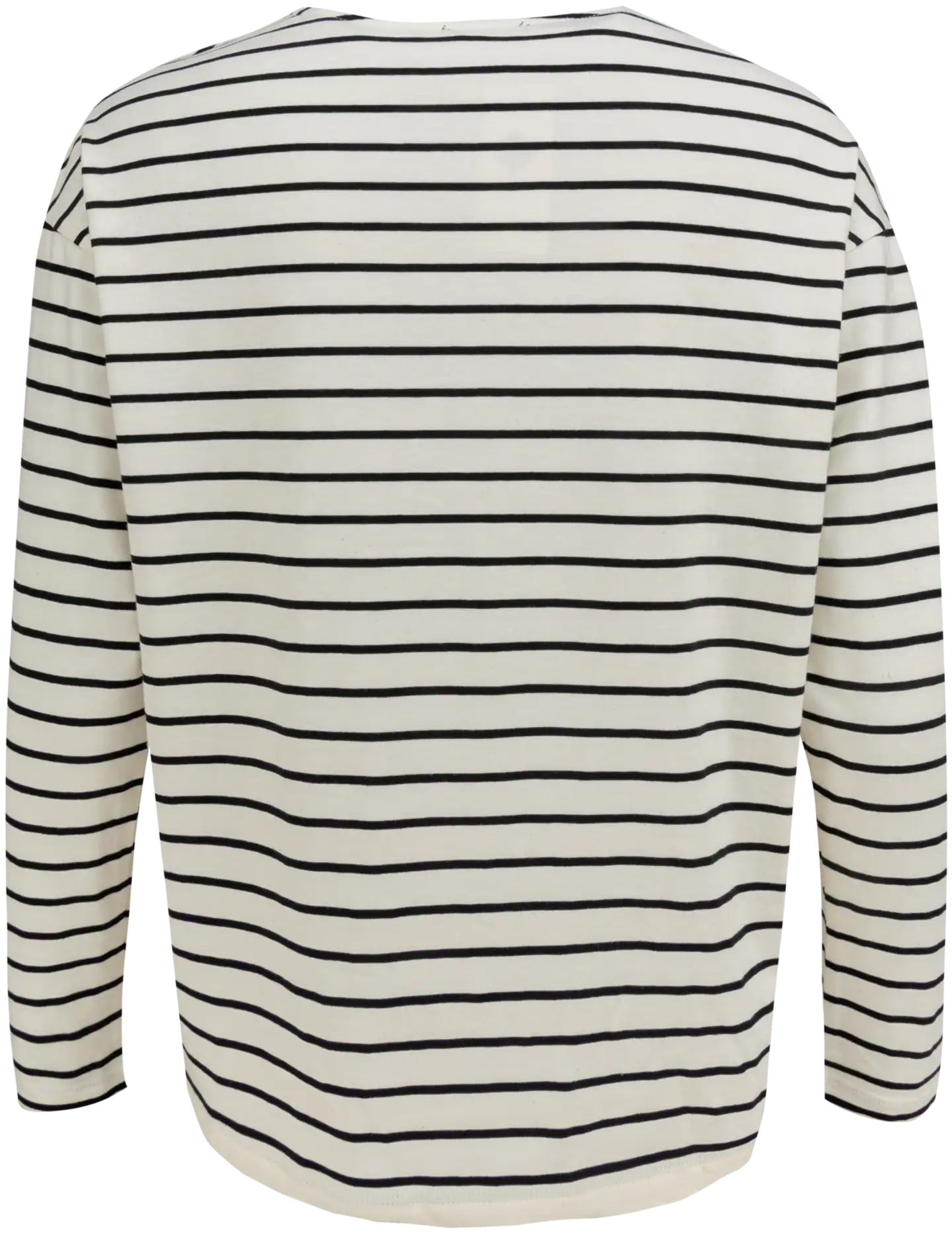 TEX naisten raidallinen trikoopusero I997159 - BLACK 1 - 2