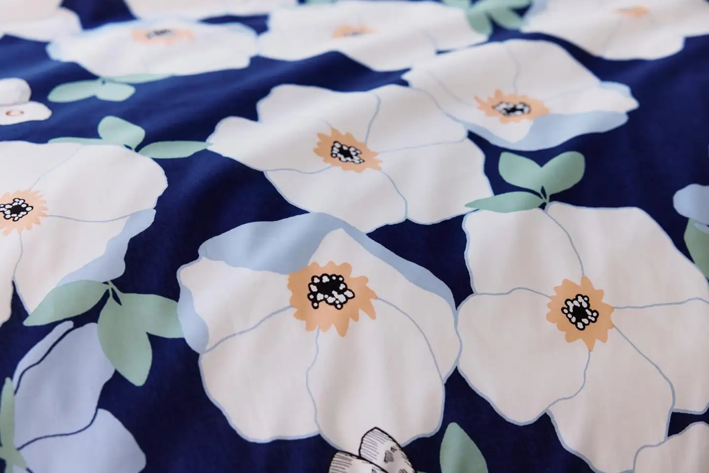 Finlayson pussilakanasetti Ruusa 150x210+50x60 t.sininen/salvia - 4