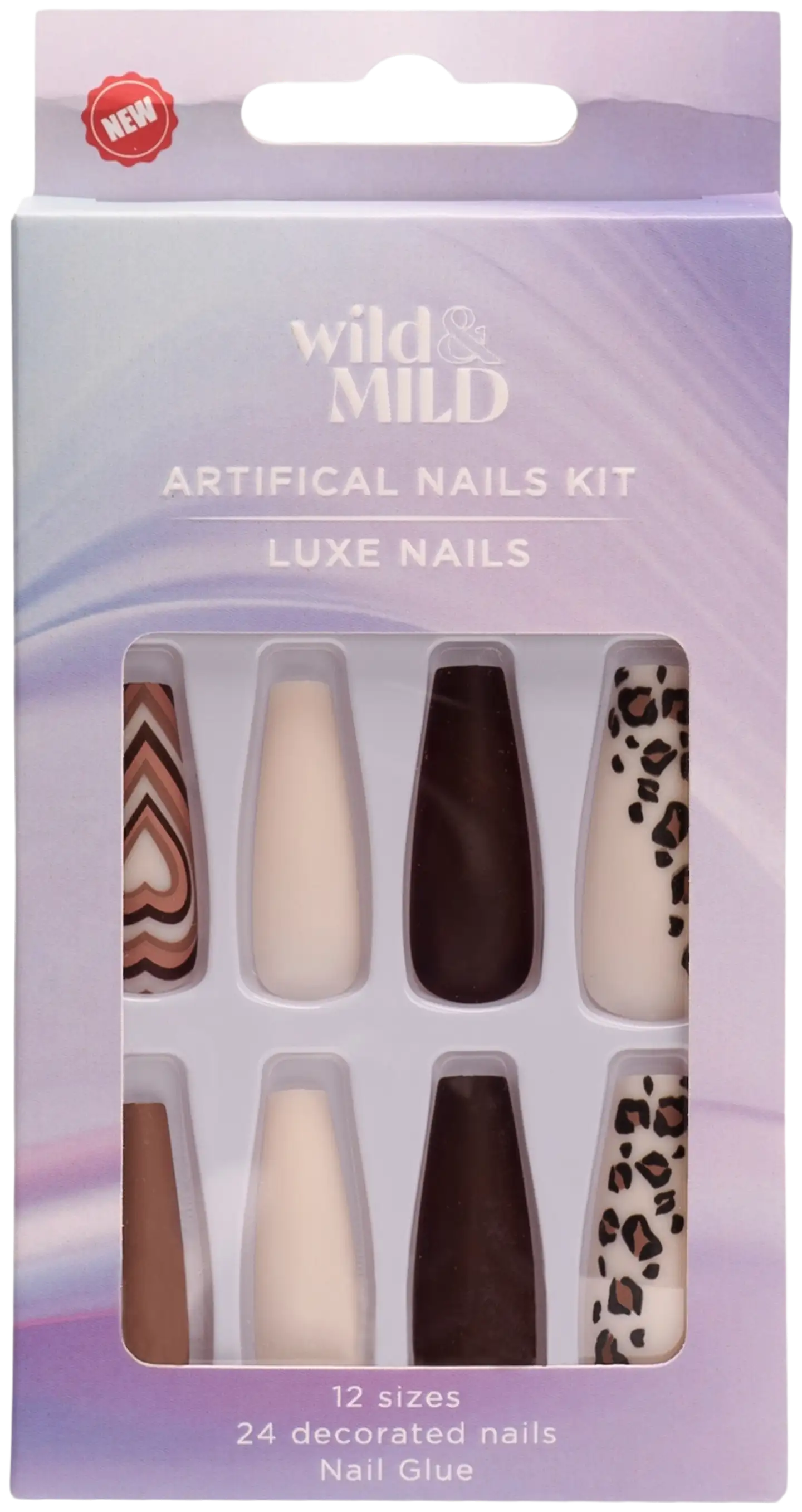 WM079 Noisemaker Artificial Nails Set Wild&Mild N24