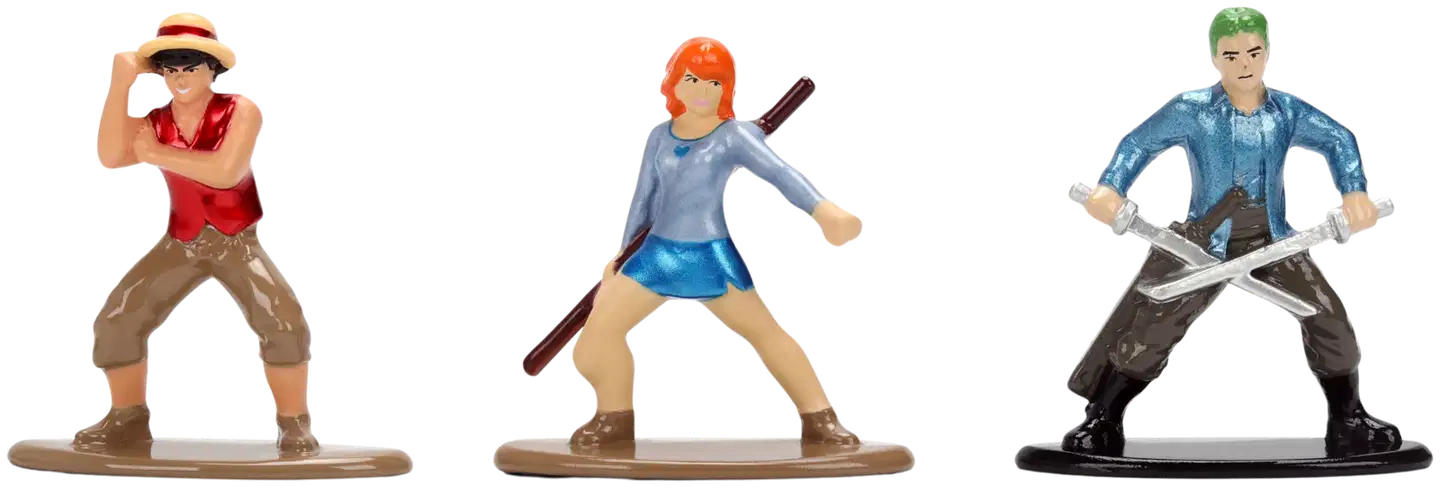 Jada One Piece metalliset (die-cast) keräilyhahmot, 4 cm, 3 kpl/pkt - 2
