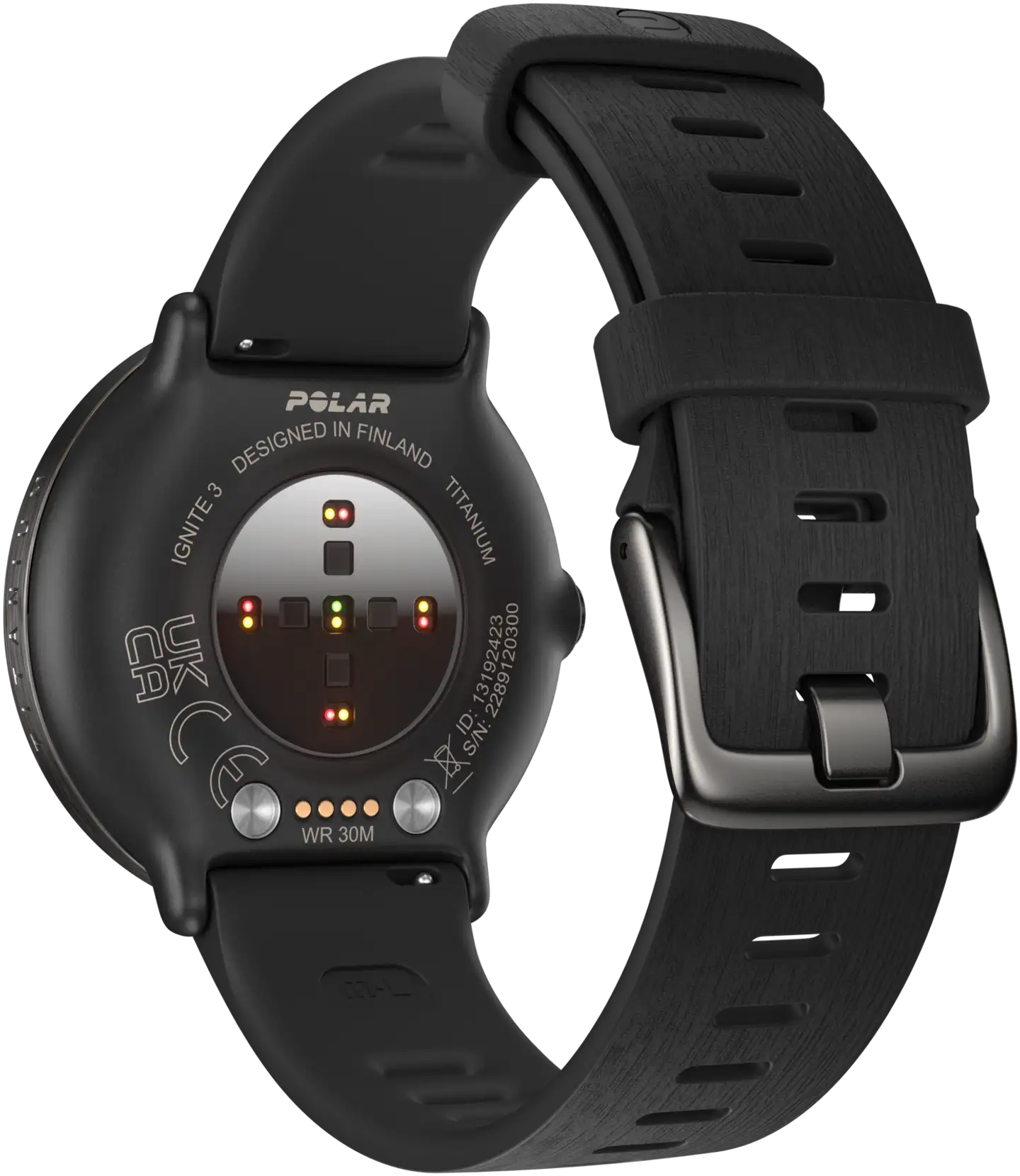 Polar Ignite 3 Titanium Sil Blk S-L -hyvinvointi- ja fitnesskello - 4