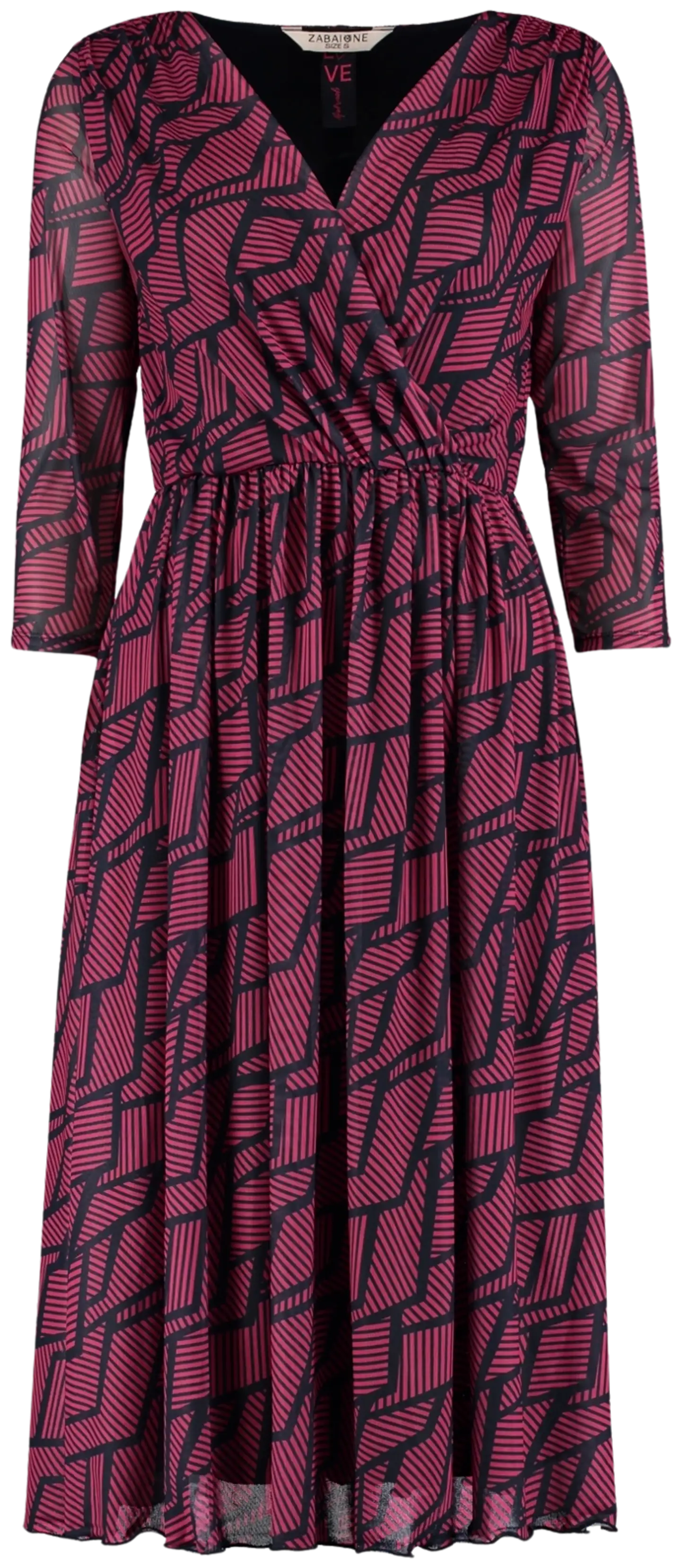 Zabaione naisten mekko Sonia KY-PR151-0241 - D4501 navy hot pink - 1