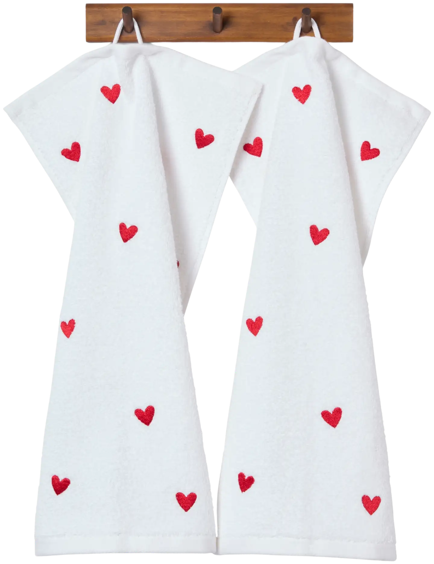 Åhléns Home käsipyyhe Valentines 30x50 cm 2 kpl - 1