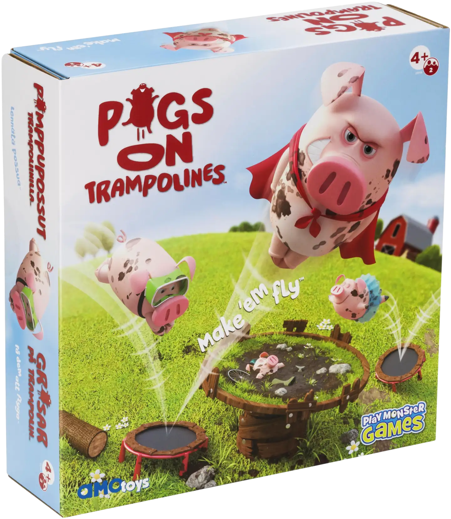 Games Pigs on Trampolines peli - 1