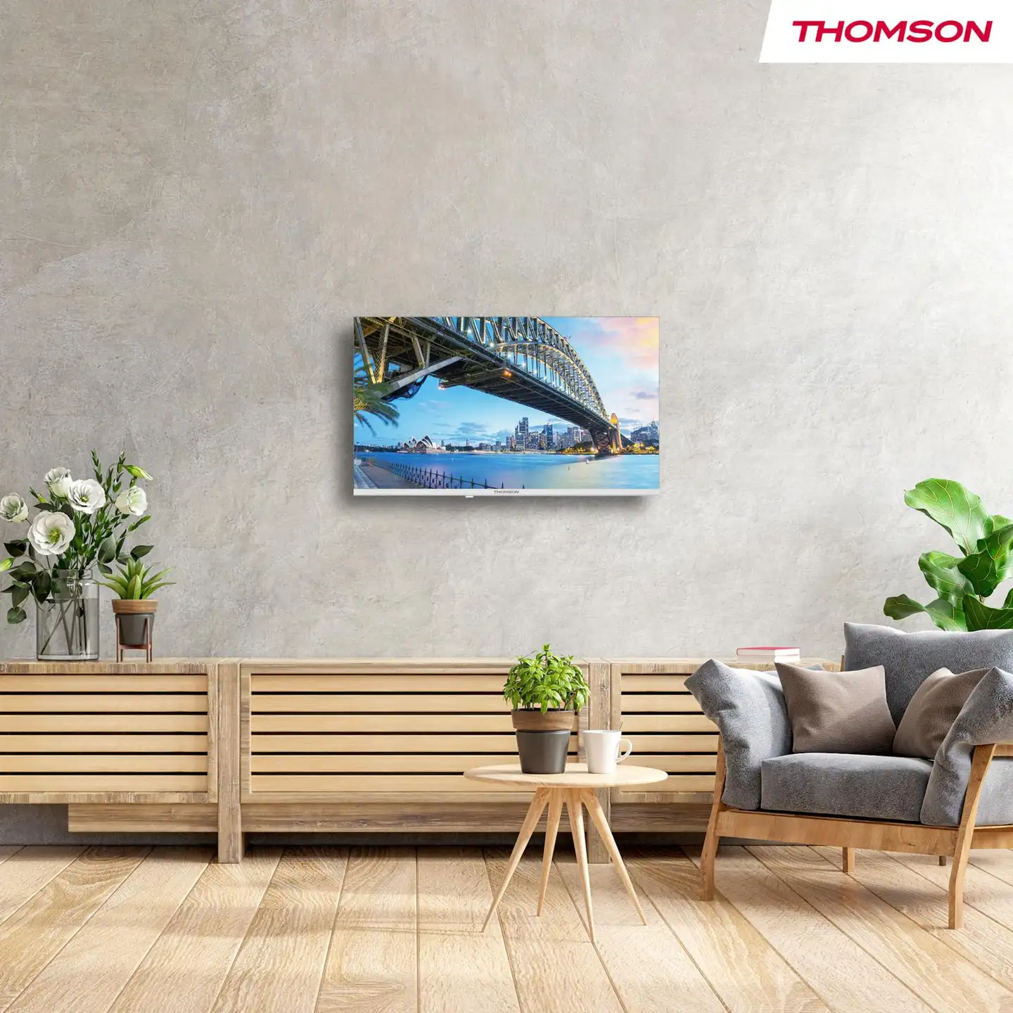 Thomson 32" HD Ready Google TV 32HG2S15W valkoinen - 7