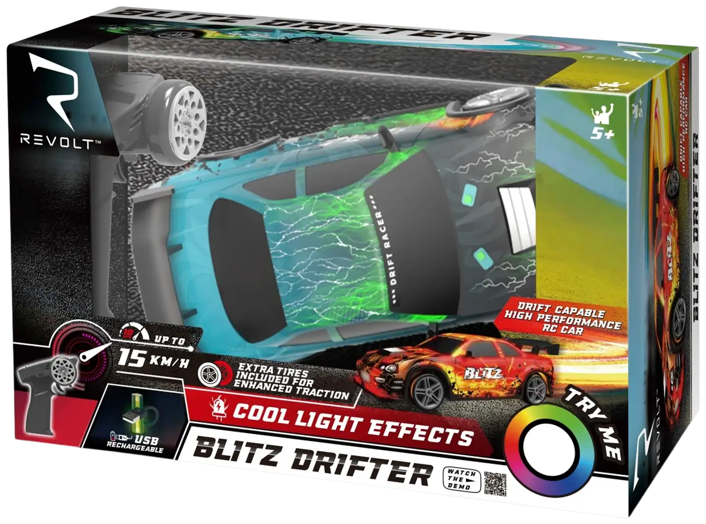 Revolt RC-auto lajitelma Blitz Drifter - 2
