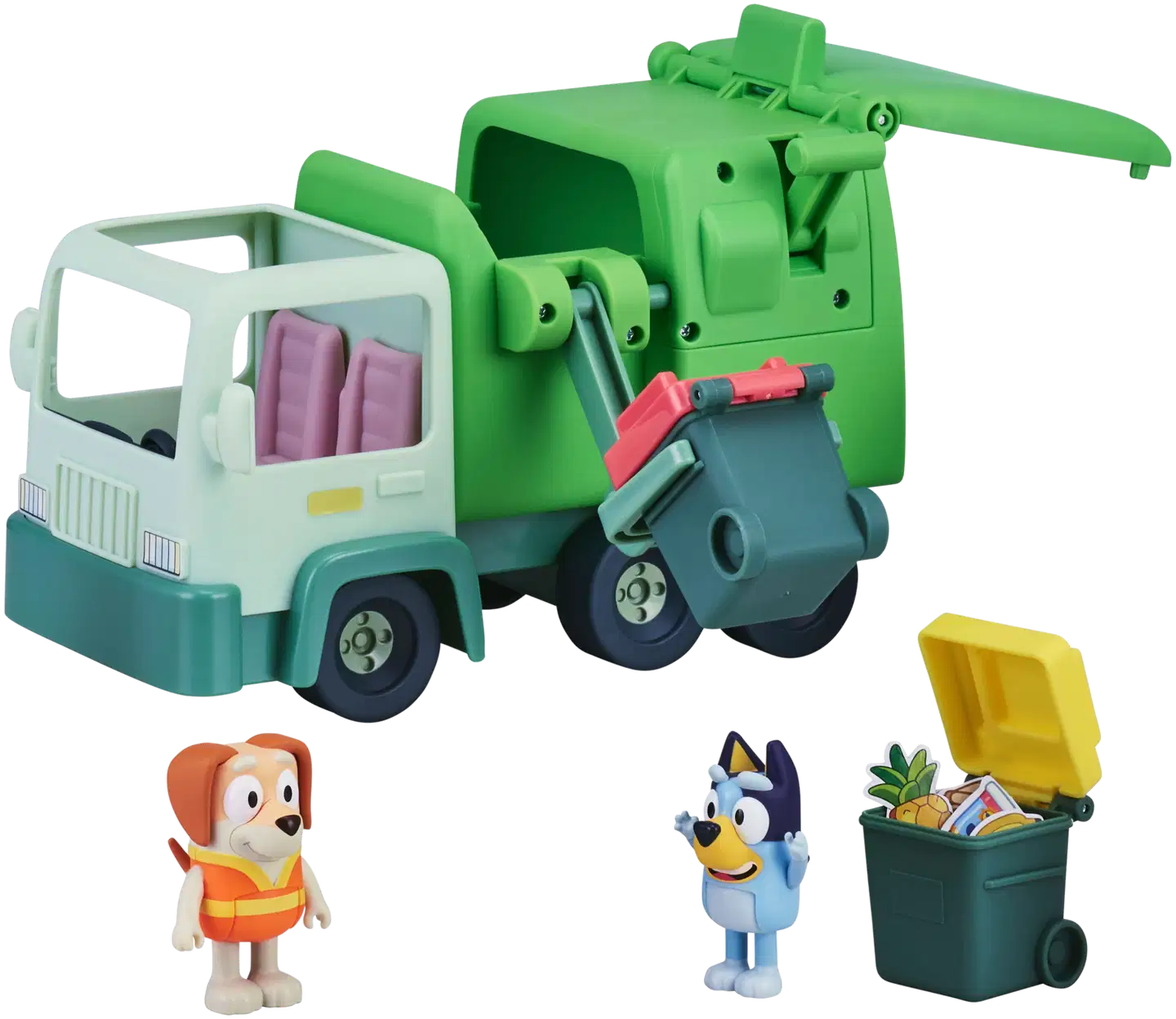 Bluey roska-auto 22 cm, 2 hahmoa & tarv. - 3