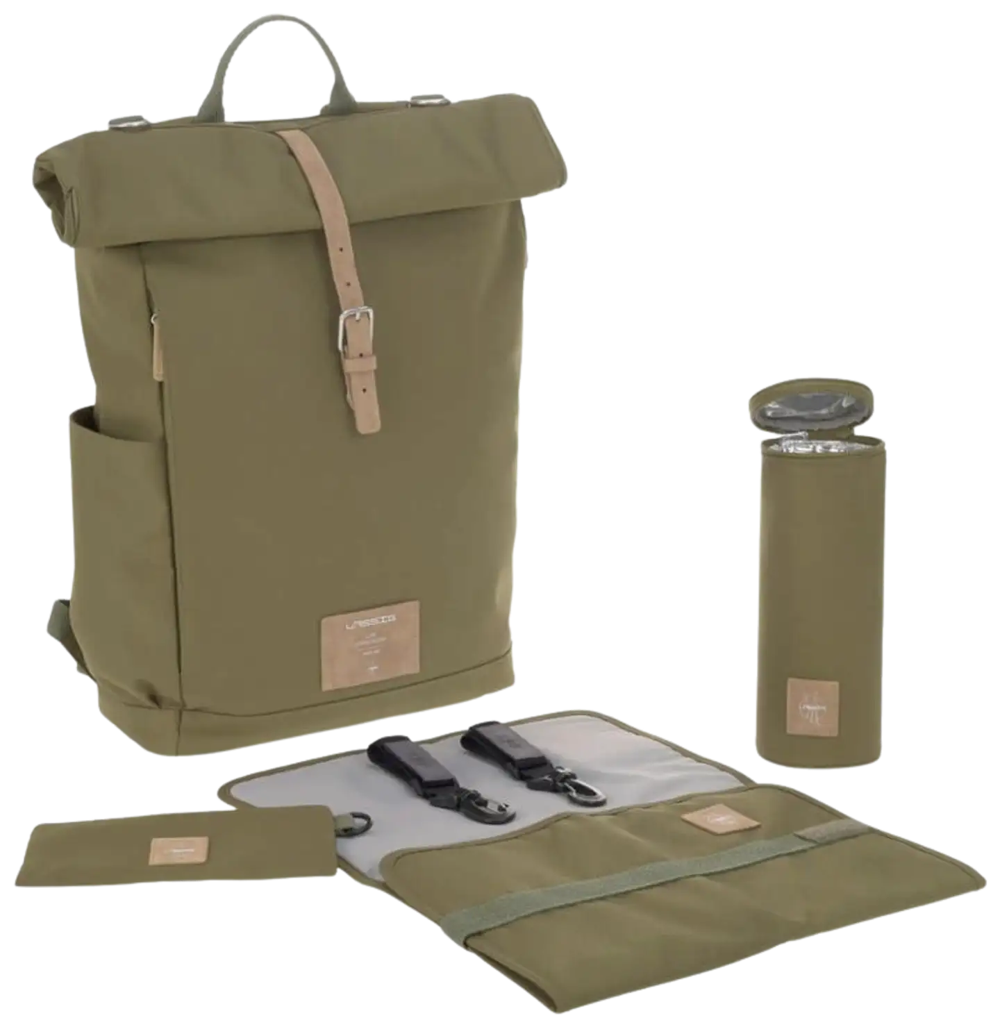 Lässig hoitoreppu Rolltop vihreä - 2