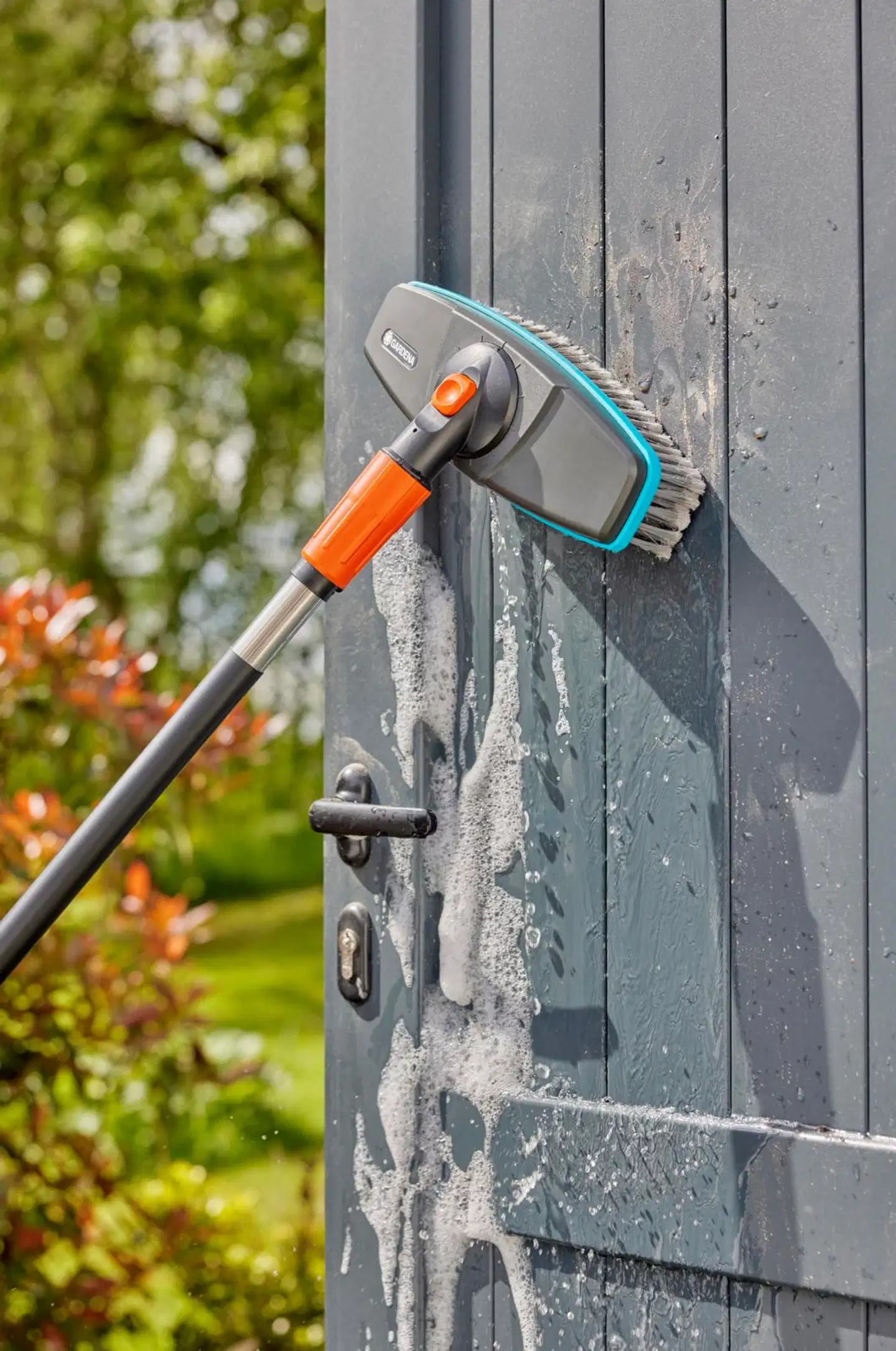 GARDENA Autonpesuharja varrella Cleansystem 90 cm, pehmeä - 6