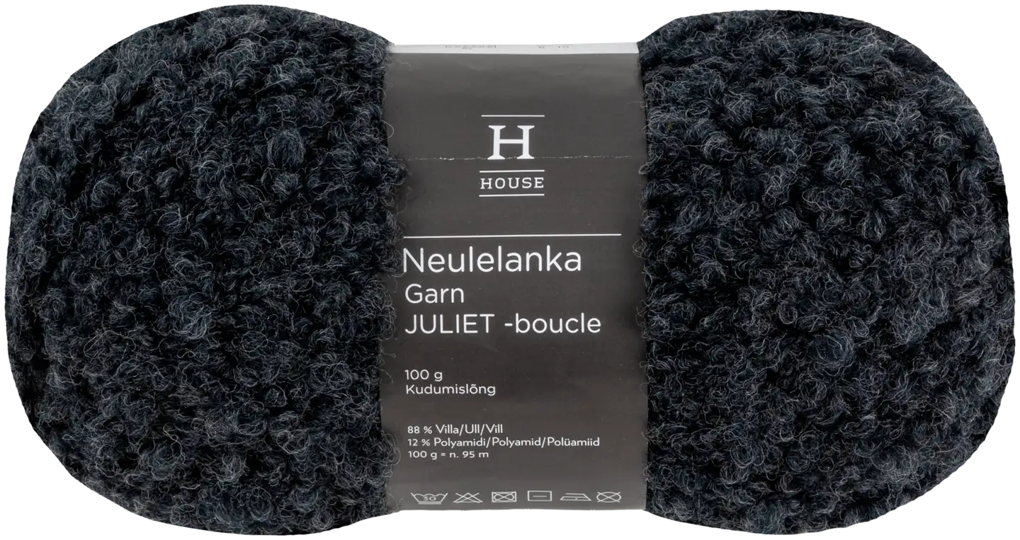 House neulelanka boucle Juliet 100 g Anthracite melange 1441