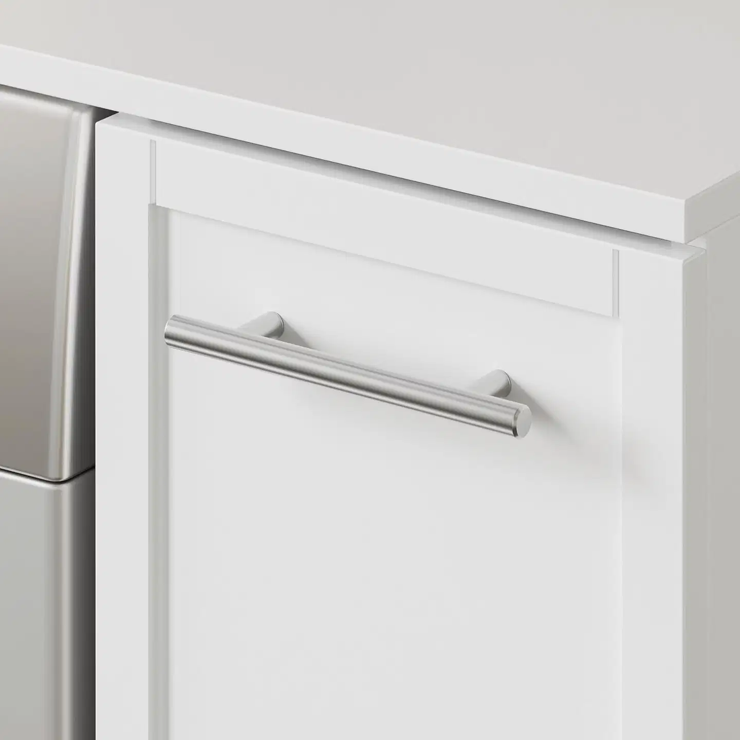 SoBuy pesukonekaappi valkoinen BZR229-W - 5