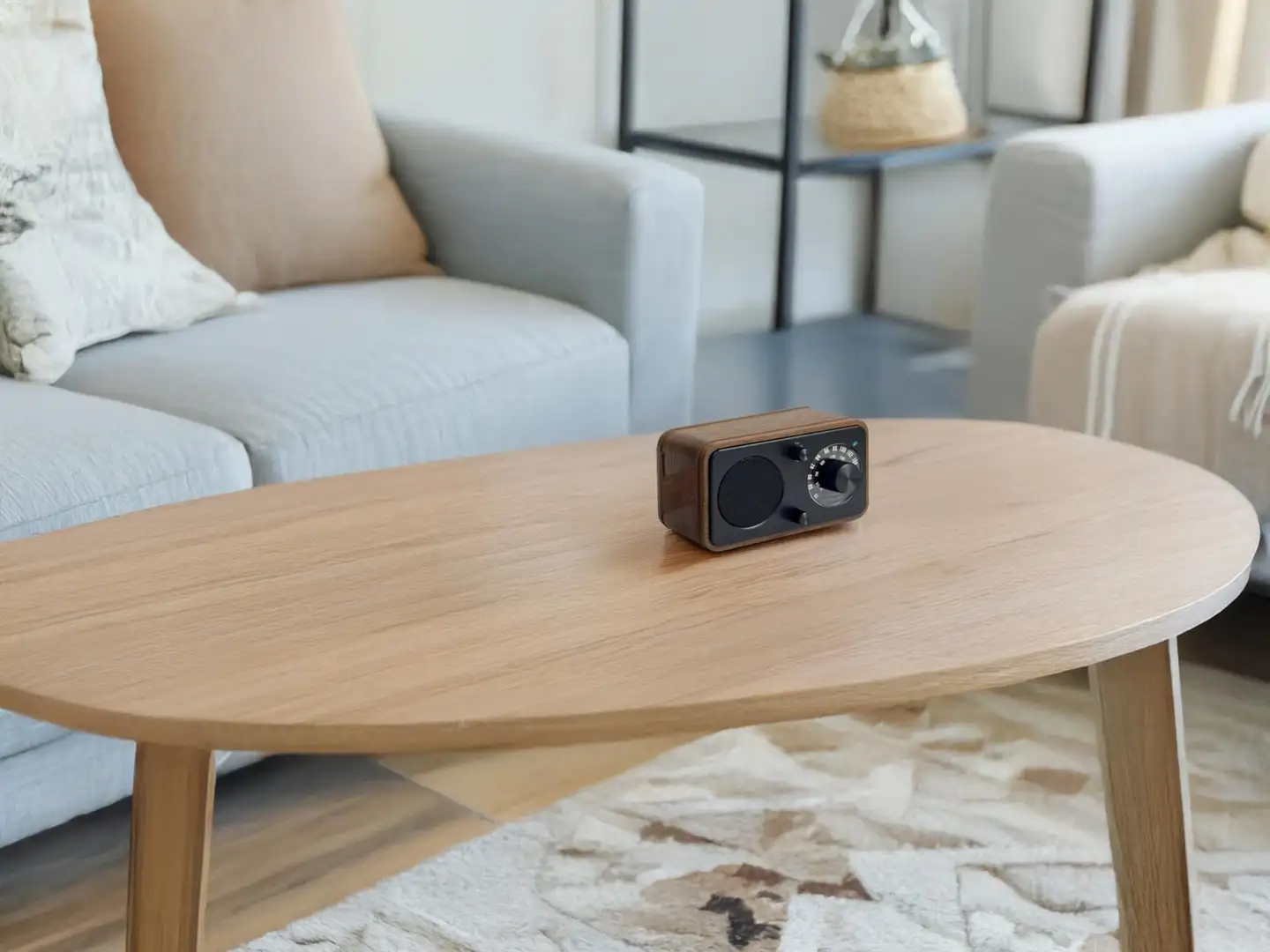 Sangean WR-9 Bluetooth pöytäradio, pähkinä - 12