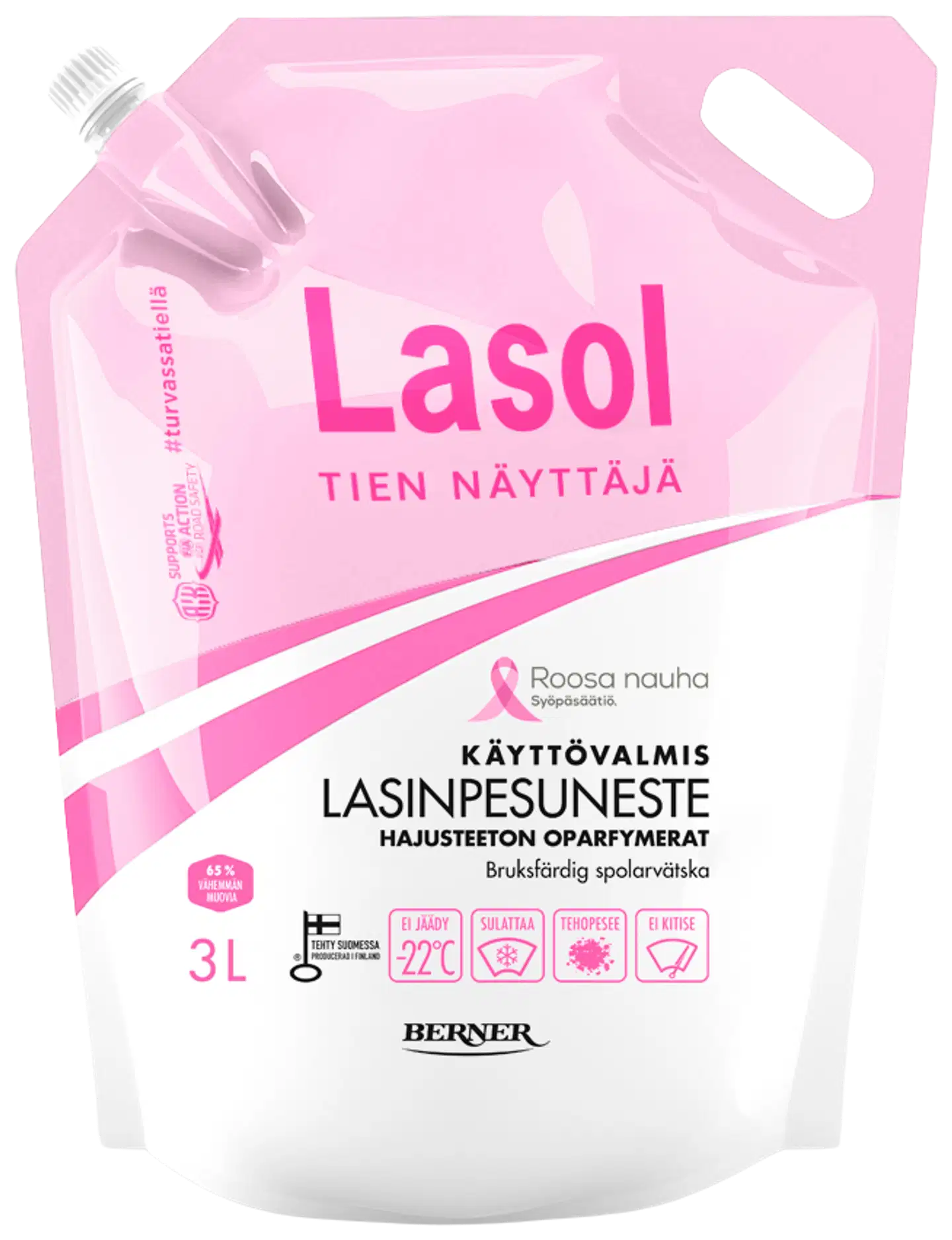 Lasol lasinpesuneste Roosa nauha -22 ºC 3 l