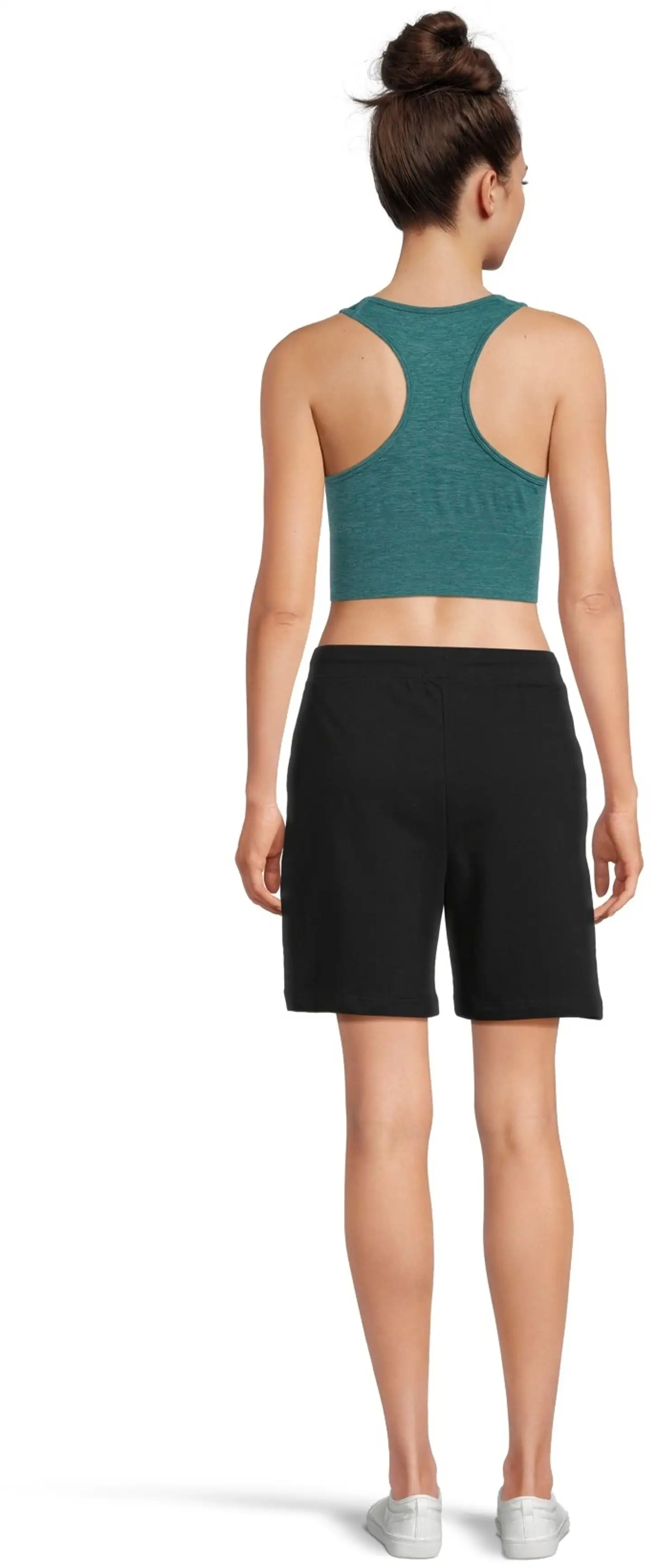 House naisten collegeshortsit Terry - Jet Black - 3