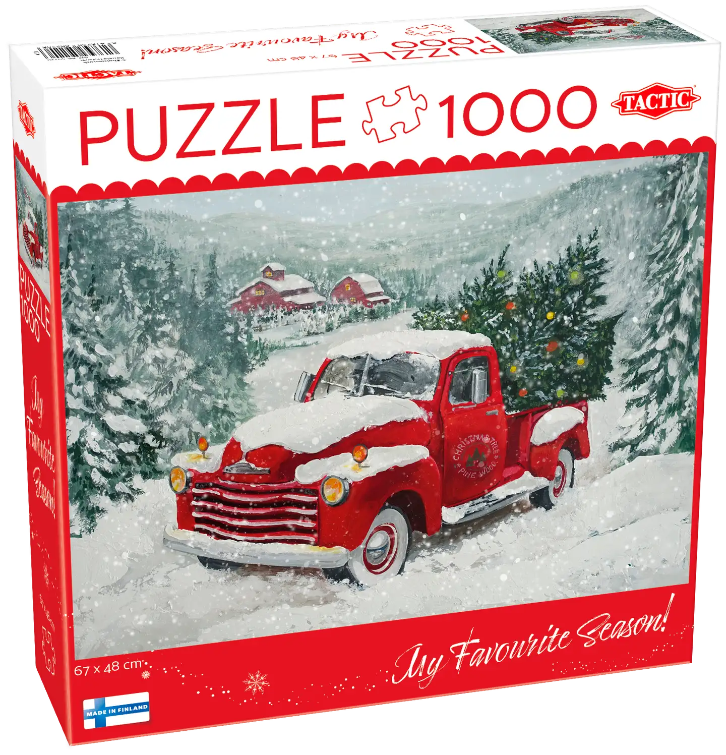 Tactic palapeli Christmas Tree Truck 1000 palaa