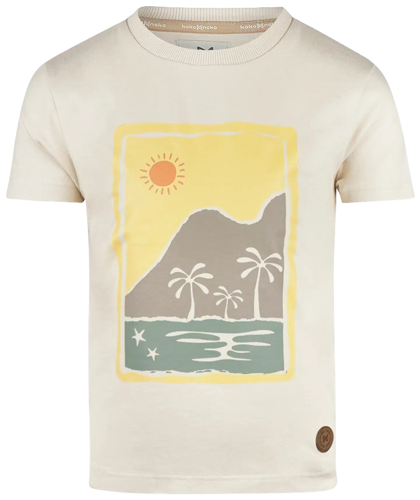 Kokonoko lasten printti t-paita N58845-37 - Off white - 1