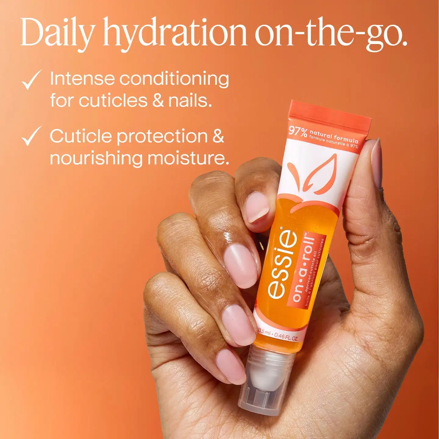 essie on-a-roll apricot kynsinauhaöljy 13,5 ml - 3